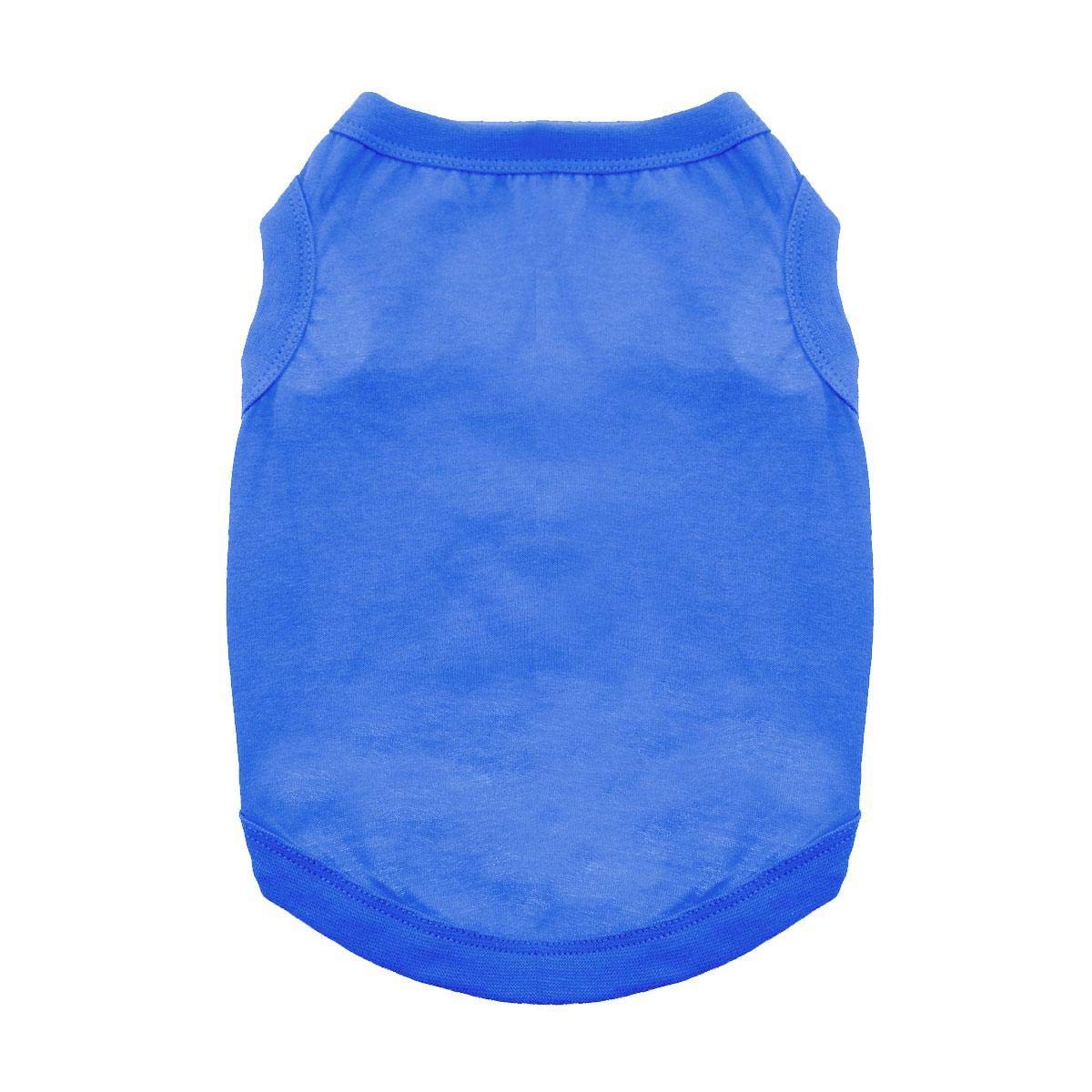 DOGGIE DESIGN Cotton Dog Tank Nautical Blue
