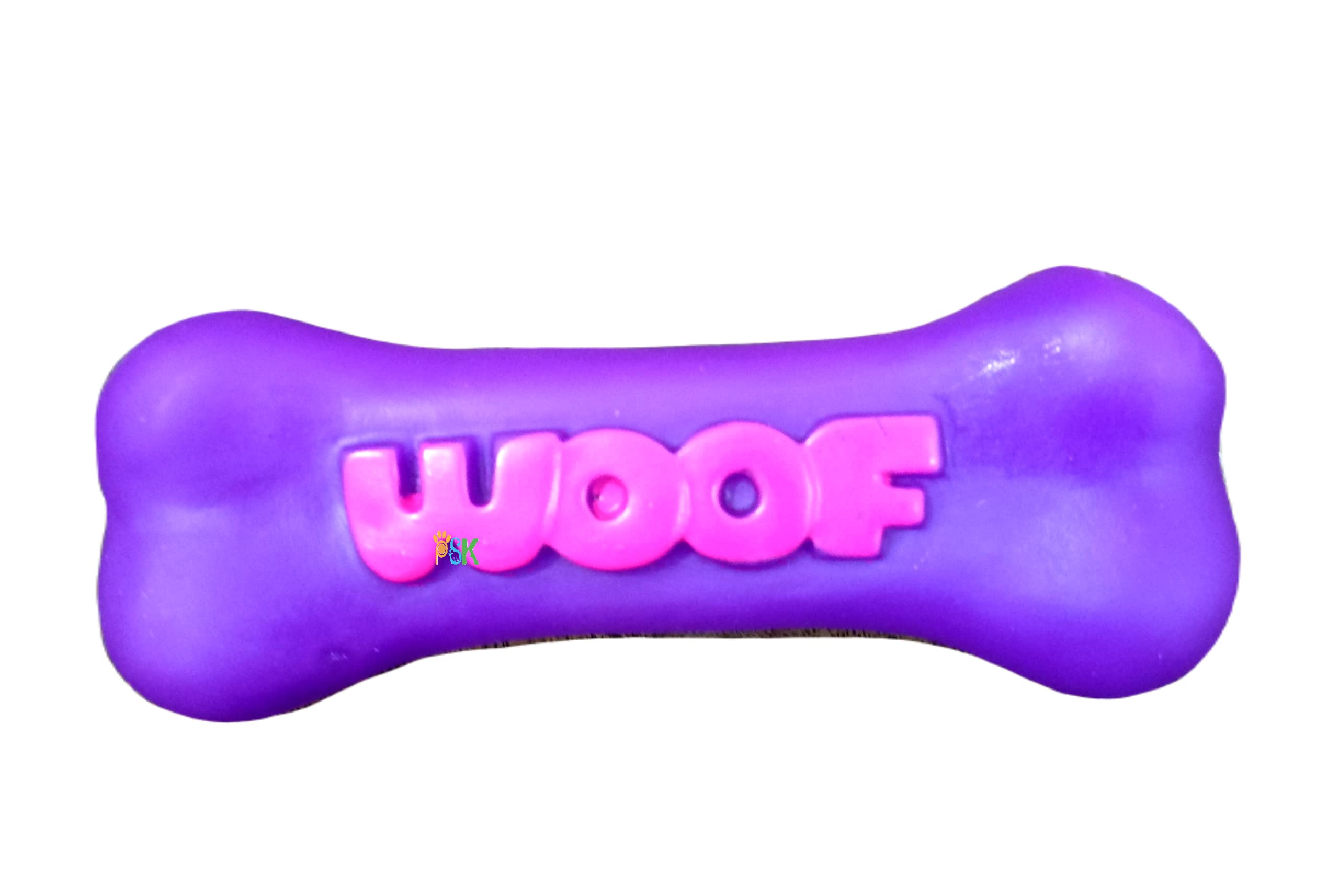 Psk Pet Mart Pet Puppy Dog Squeaky Chew Toys For Aggressive Chewers Dental Teething Cleaning [NonToxic Soft Natural Rubber]