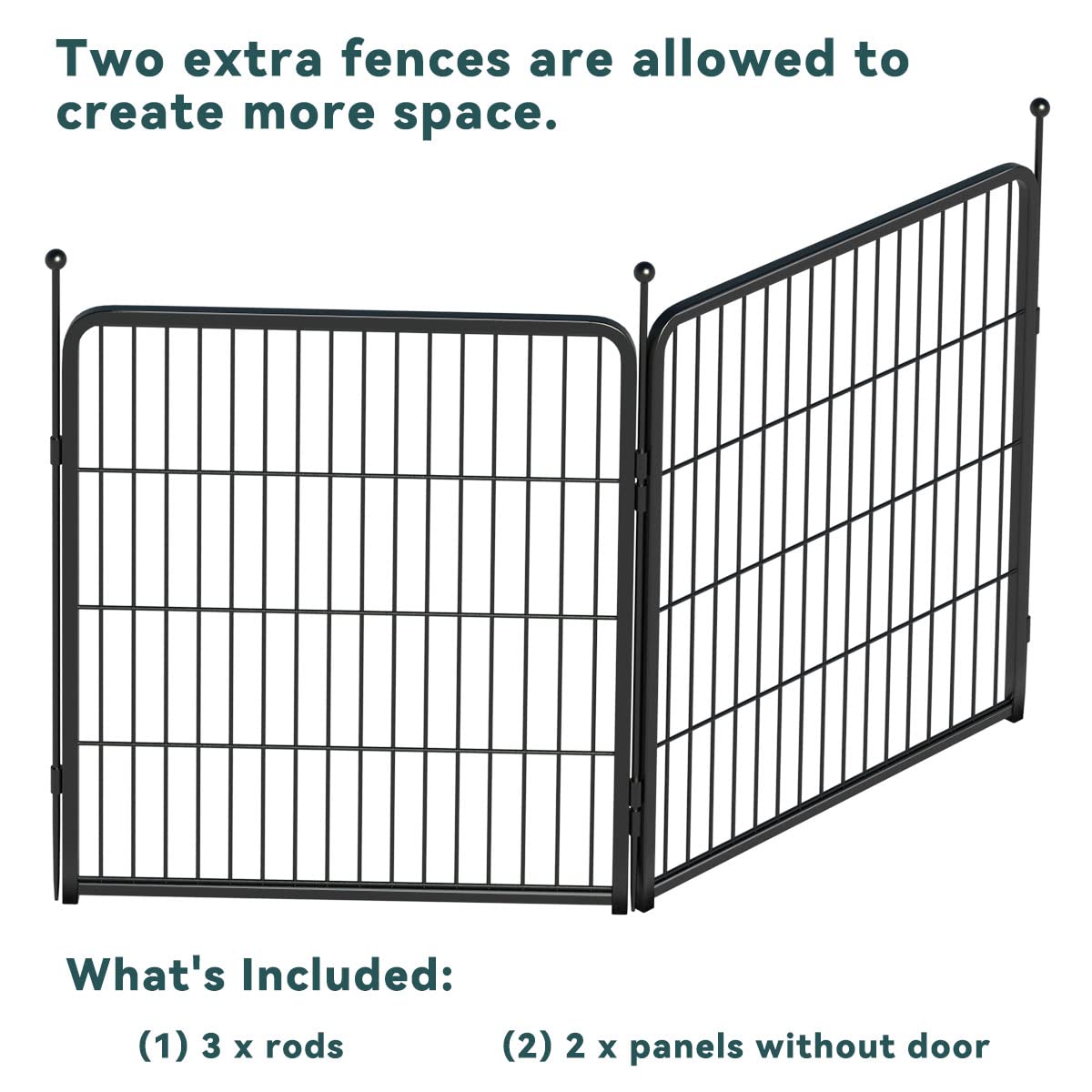 Fxw Rollick Dog Playpen For Yard, Rv Camping, 32 Inch 2 Panels For Small And Medium Dogs│Patented