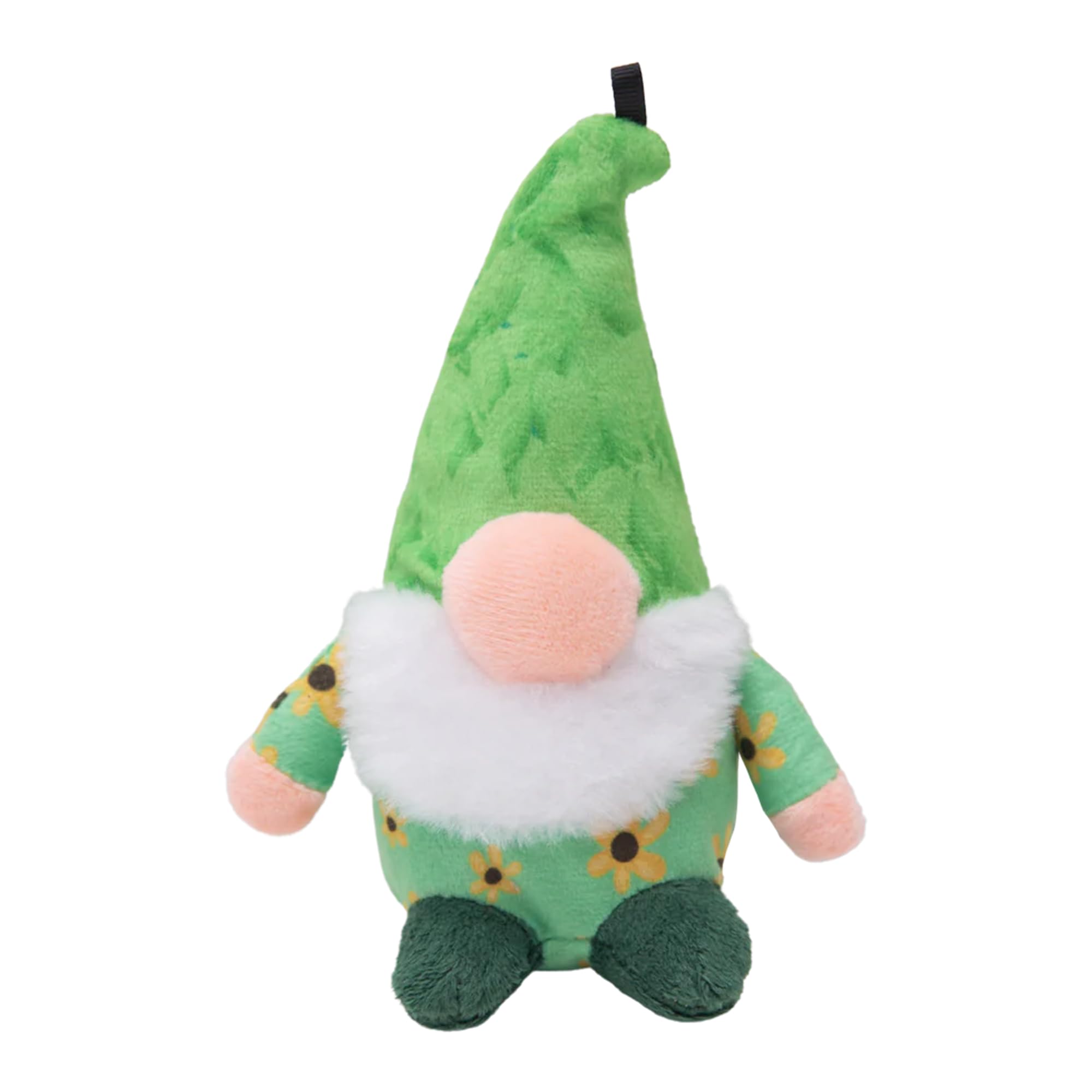 Snugarooz Baby Meadow Gnome Dog Toy With Repair Patch – Eco-Friendly - Crinkle & Squeaky Fun - Perfect For Small Dogs - Made From Recycled Materials