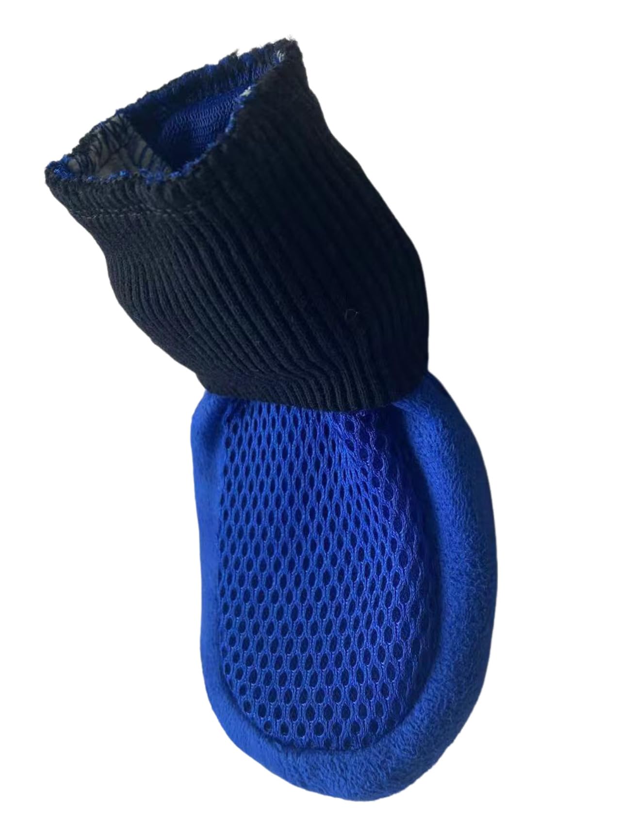 LONSUNEER Dog Boots - Breathable, Nonslip Soles, Size Large, Blue, Model 4334708596