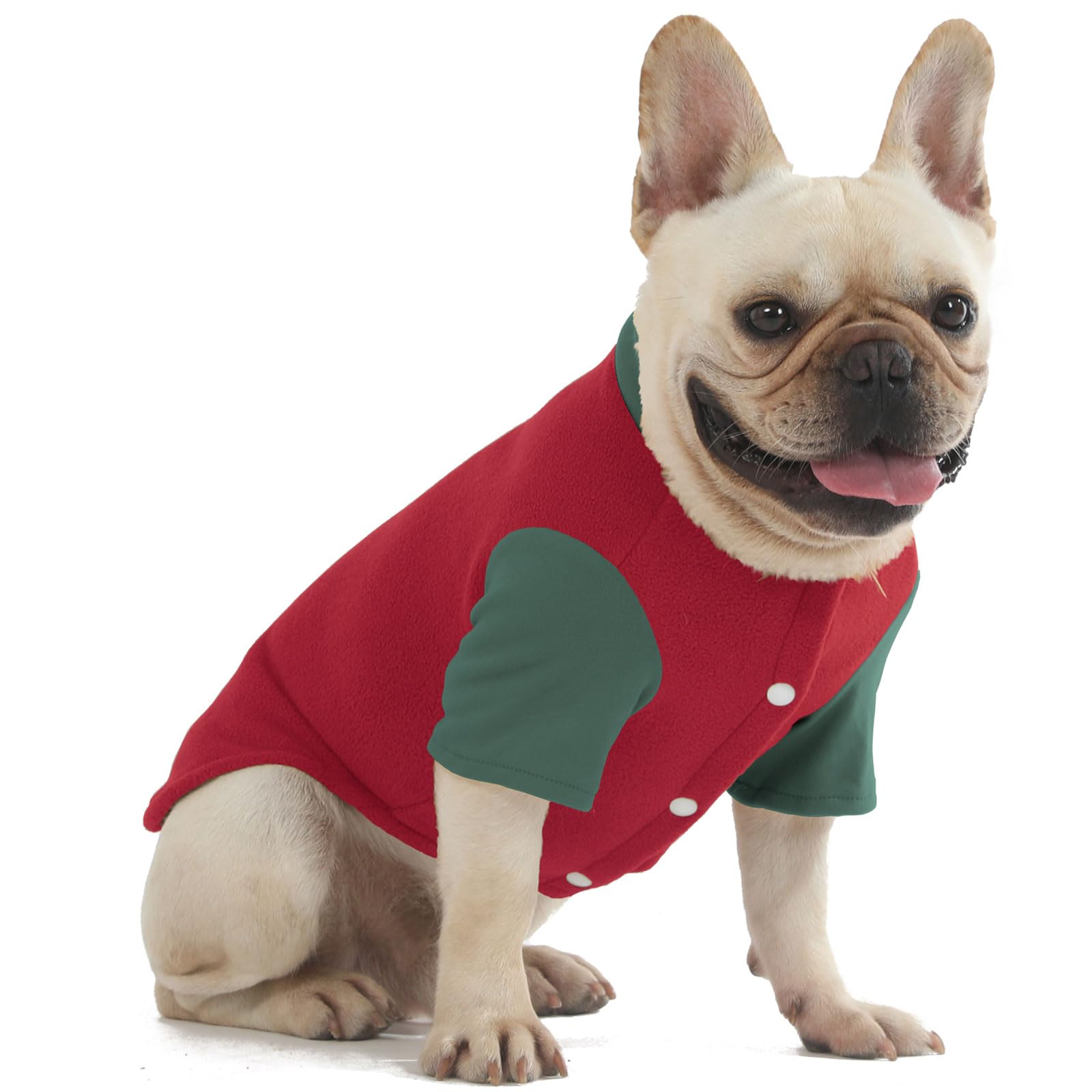 Christmas Sweater Clothes For Small Medium Dogs Boy And Girl Jacket Winter Coat With O-Ring Leash Stretchy Warm Sweatshirt Cat P