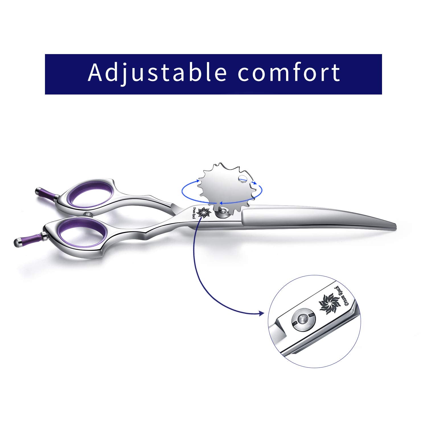 Grooming Pet Shear, 65 Inch Downword Curved Scissors, Curved Shears For Cat Shears And Small Dog Shears Or Any Breed Trimming Cu