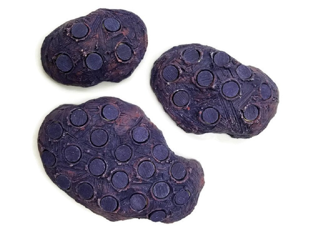 Oceans Wonders Coralline Purple Frag Hub 5.0 Coral Frag Plug Holder With 5 Plugs