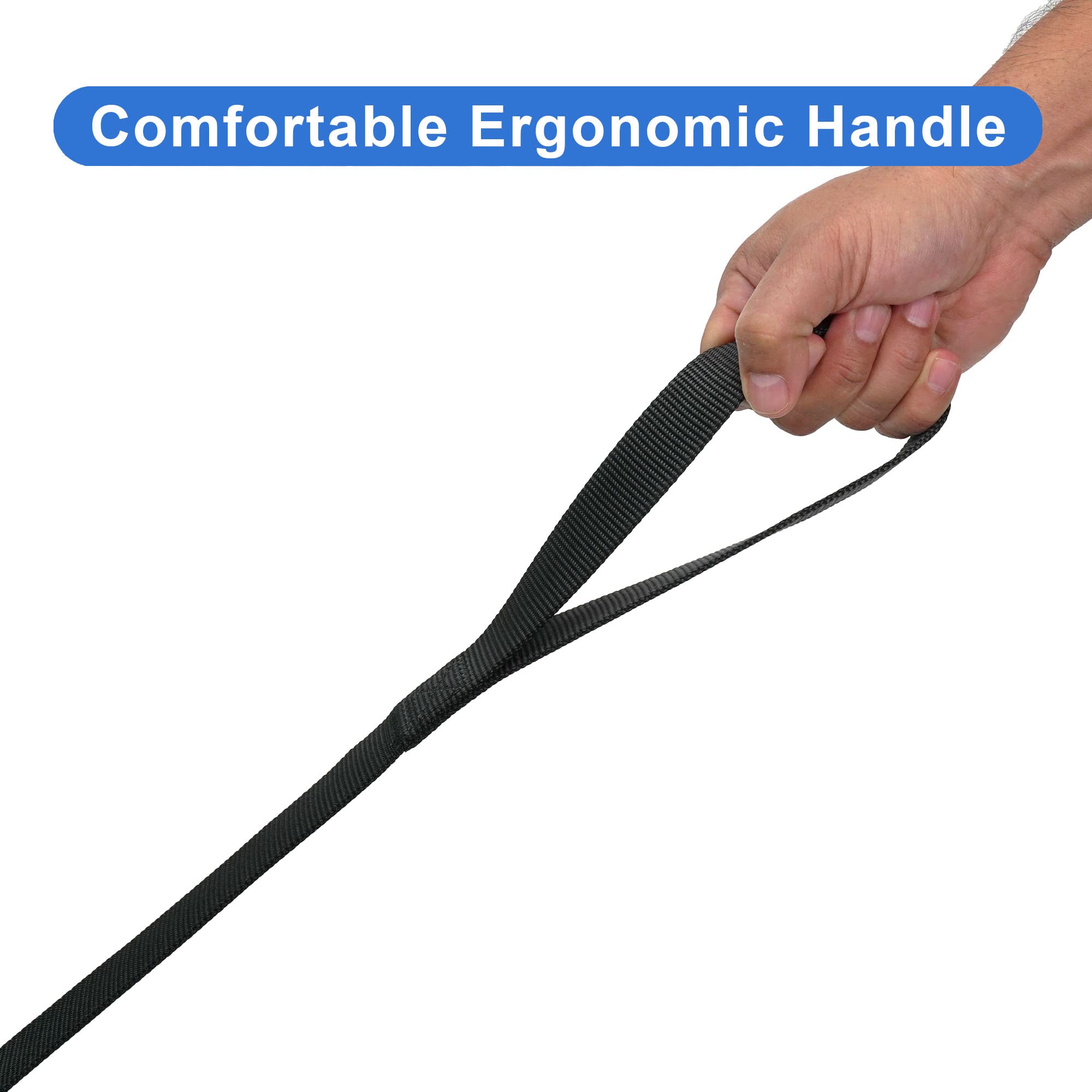 Pawtitas 6 Ft Solid Color Leash For Puppy Leash Dog Leash Comfortable Handle Dog Training Leash 6 Ft Dog Leash Extra Small Dog Leash/Small Dog Leash Black Dog Leash