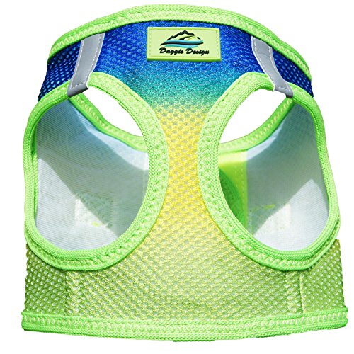 Doggie Design American River Dog Harness Ombre Collection - Cobalt Sport Xs