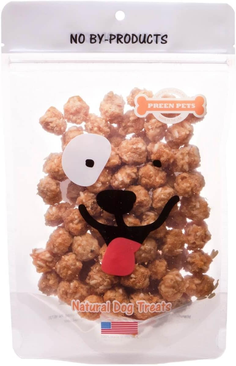 Preen Pets Pork Meatballs Dog Treats (1lb)