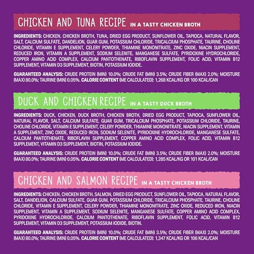 Stella & Chewys Carnivore Cravings Purrfect Pat   - Premium Grain-Free Wet Cat Food - 6 Flavor Variety Pack - High Protein with