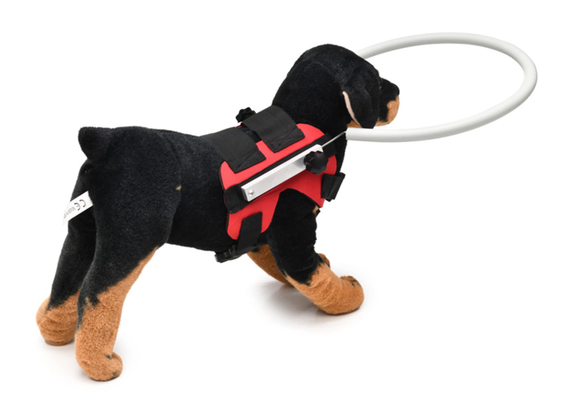 Ring Harness For Dog, Adjustable Dog Ring, Bumper Guards For Dogs Red Small