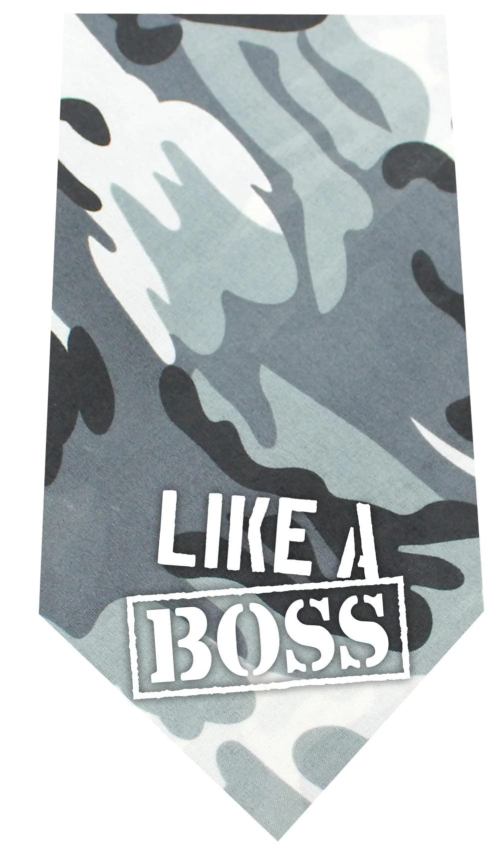 Mirage Pet Products Like a Boss Screen Print Bandana for Pets, Small, Light Pink