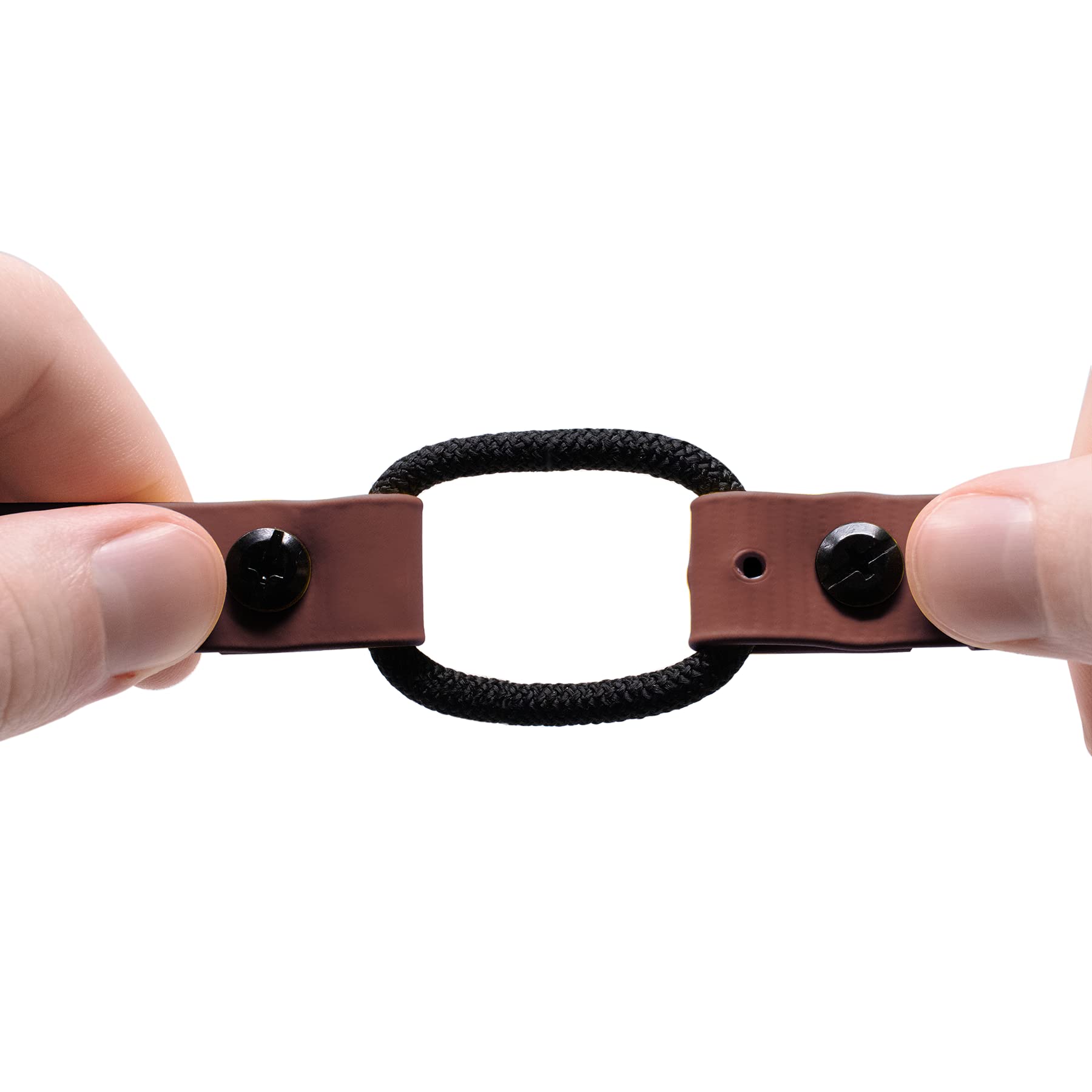 Educator Quick Snap Bungee Dog Collar, Biothane, Waterproof, Odorproof, Easy Connect And Disconnect Clasp And D Ring With Comfort Bungee Loop, Adjustable For Custom Fit, 3/4-Inch, Brown