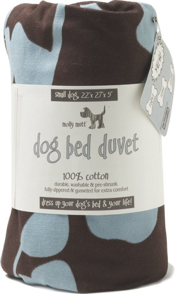 Molly Mutt Your Hand In Mine Dog Bed Duvet Cover, Small - 100% Cotton, Durable, Washable, Model:Dd03A 22'X27'X5'