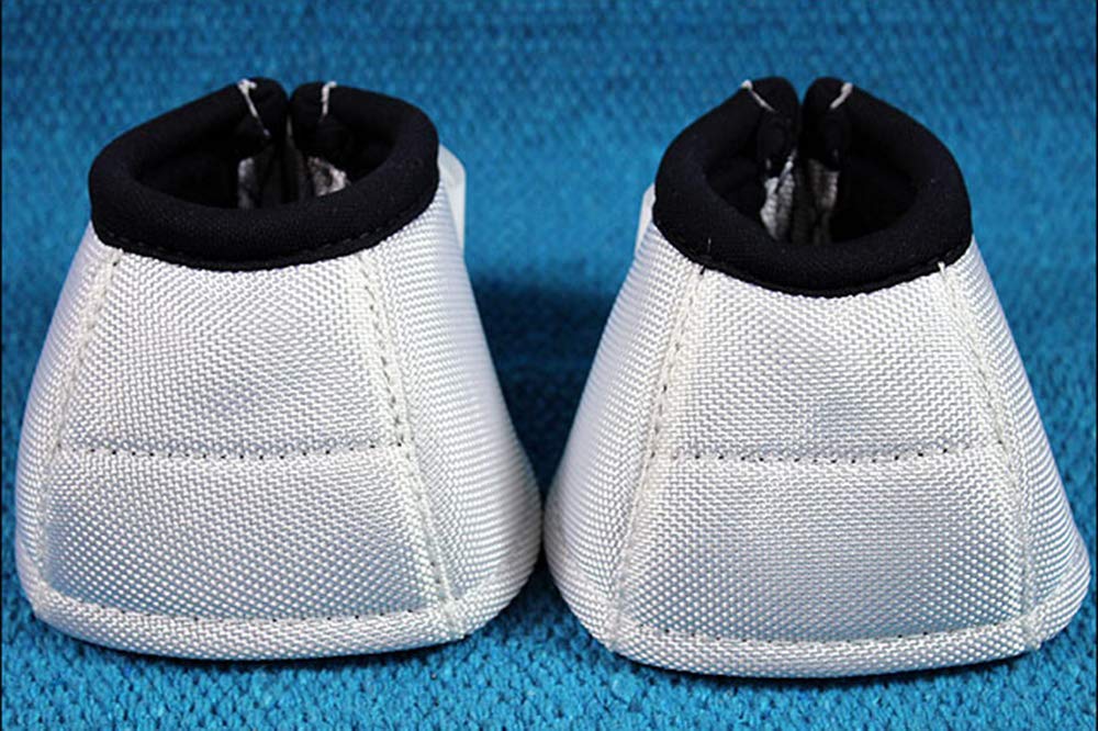 Classic Equine Dynohyde No Turn Bell Boot White