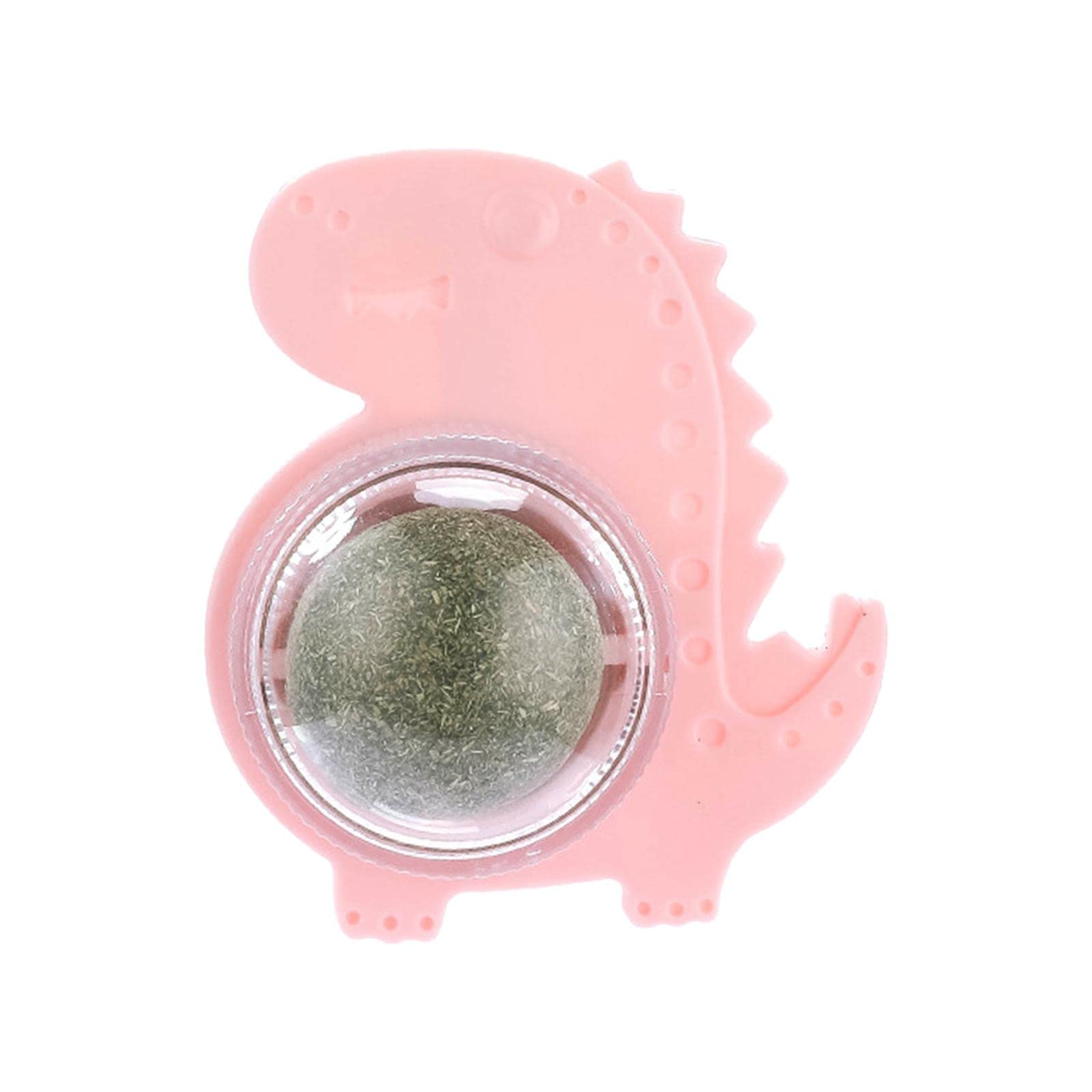 Enakshi Natural Catnip Balls Removable Healthy Rotating For Playing Grinding Licking Pink | Pet Supplies | Cat Supplies | Toys
