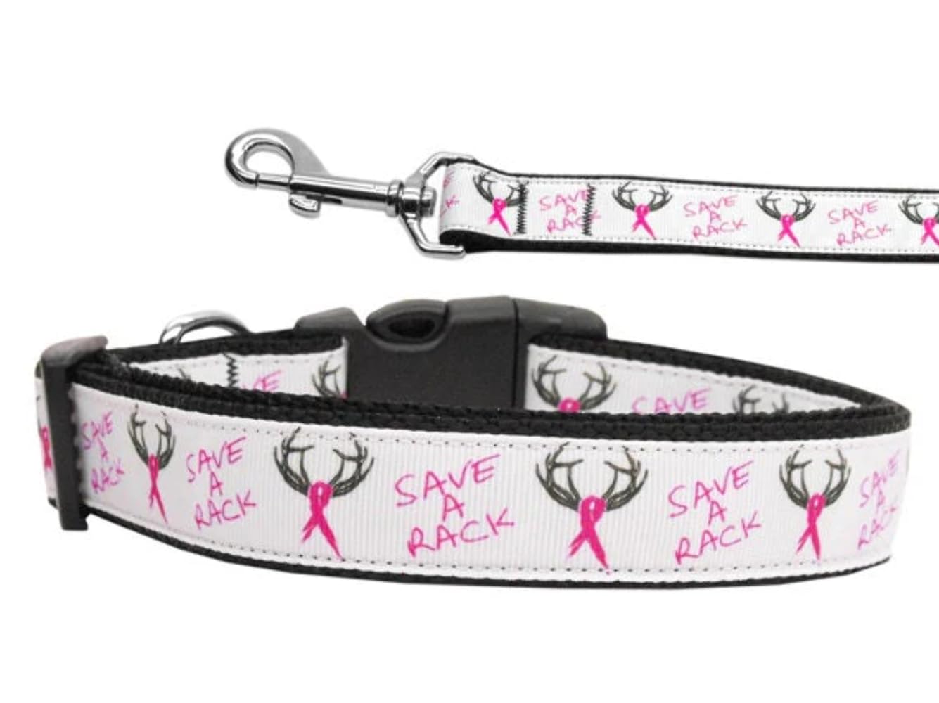 Pet Dog & Cat Nylon Collar or Leash, "Save A Rack" 3/8" w x 6 ft. leash