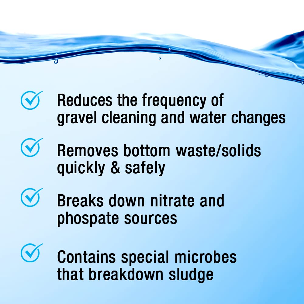 MICROBE-LIFT GSC16 Professional Gravel & Substrate Cleaner for Freshwater and Saltwater Tanks, 16 Ounces