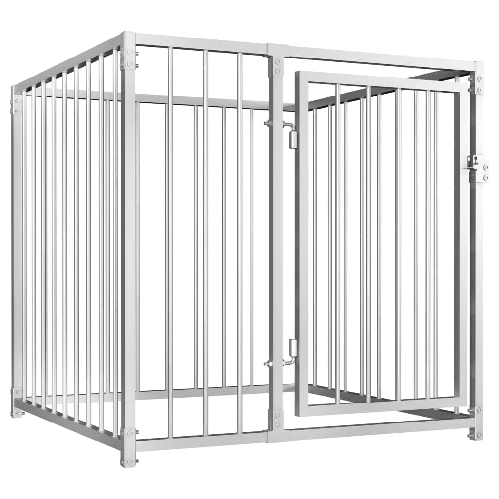 vidaXL Outdoor Dog Kennel 39.4x39.4x39.4