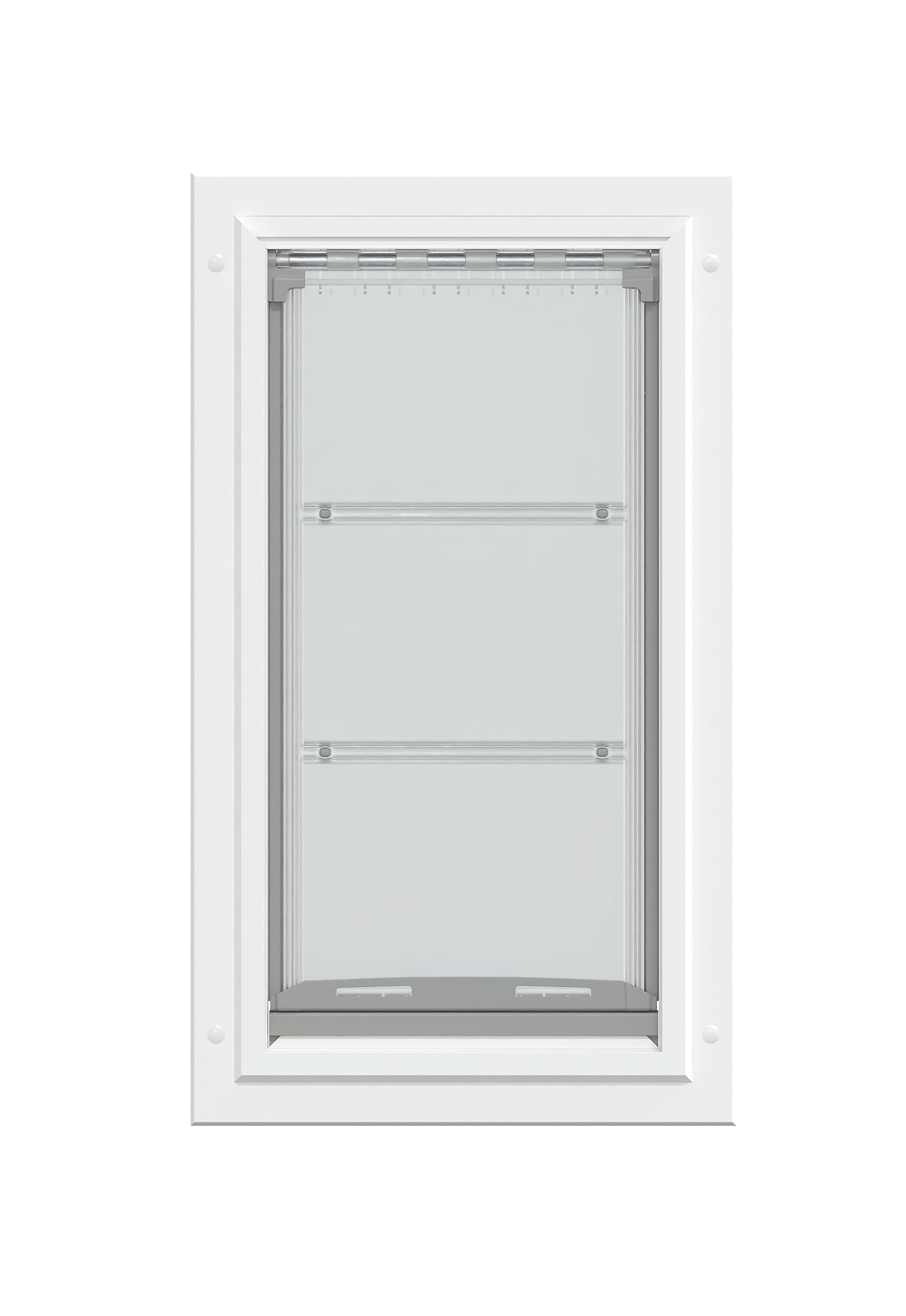 Endura Flap Double Flap Pet Door For Doors | All-Weather Insulated Flap | Durable Aluminum Frame With Secure Locking Cover | Int
