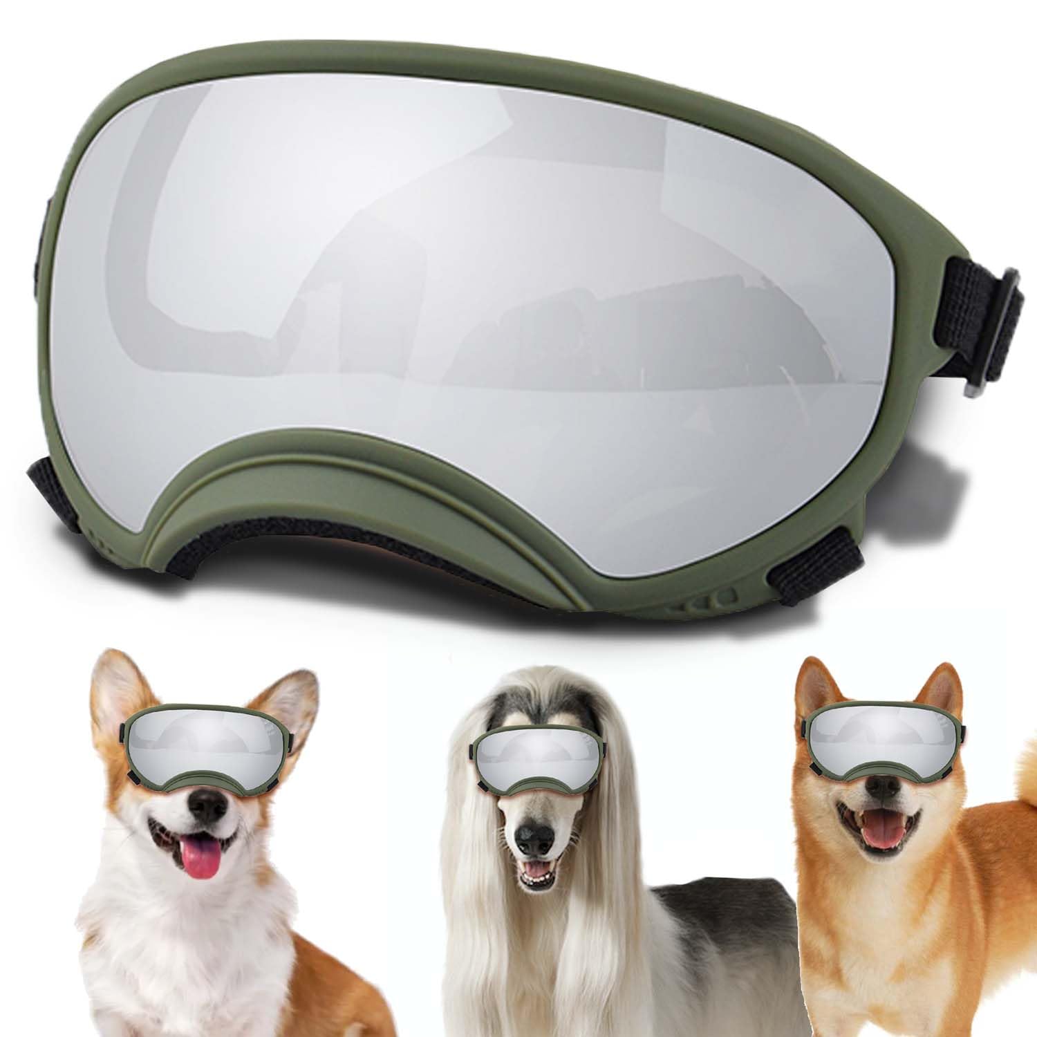 Nicerinc Pet Small Dog Sunglasses With Adjustable Strap Uv Protection, Winproof Dog Puppy Sunglasses, Suitable For Small Dog Pet