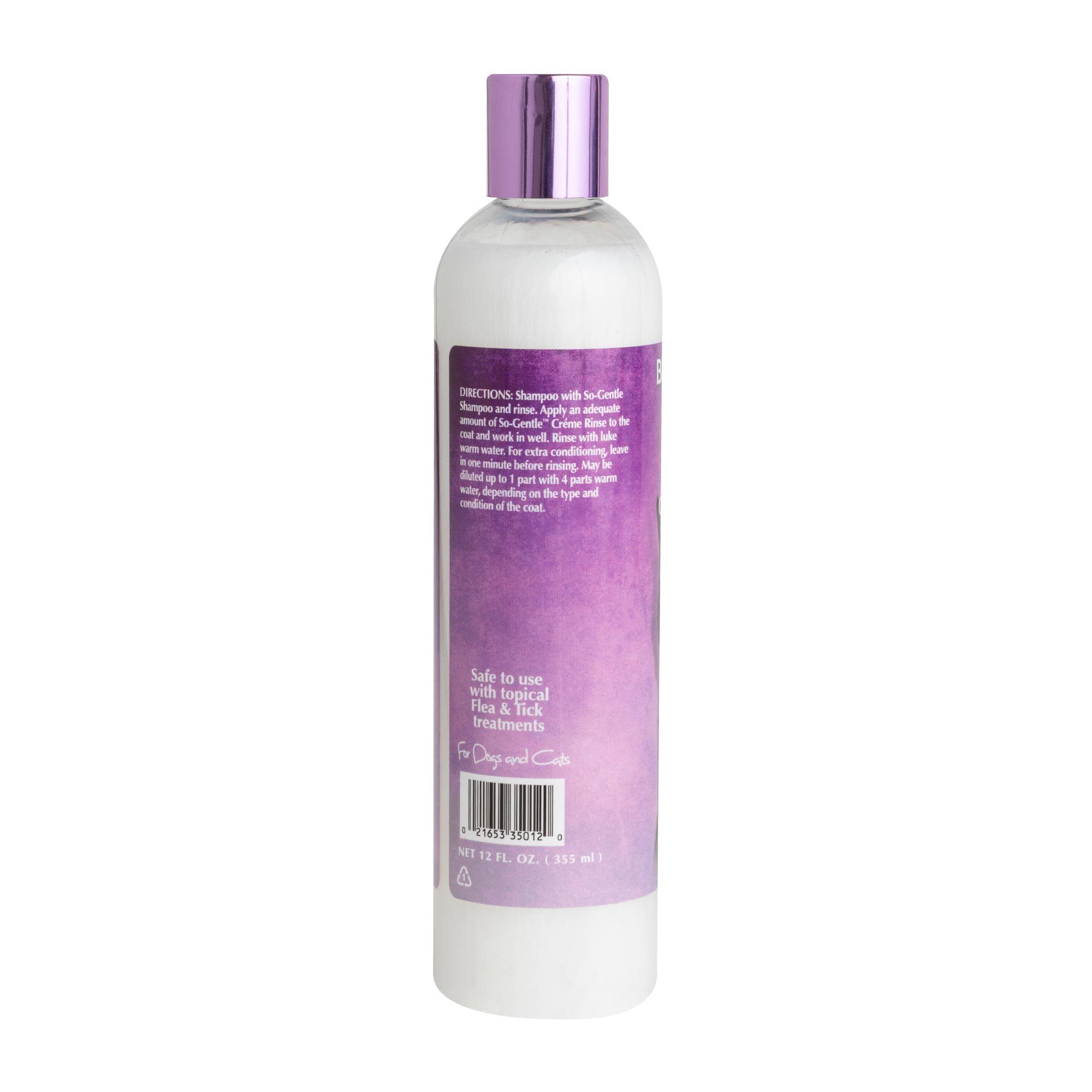 Bio-Groom So-Gentle Hypoallergenic Dog Conditioner – Tearless, Cat & Dog Bathing Supplies, Puppy Wash For Gentle Skin, Cruelty-Free, Made In Usa, Tear-Free Dog Products – 12 Fl Oz 1-Pack