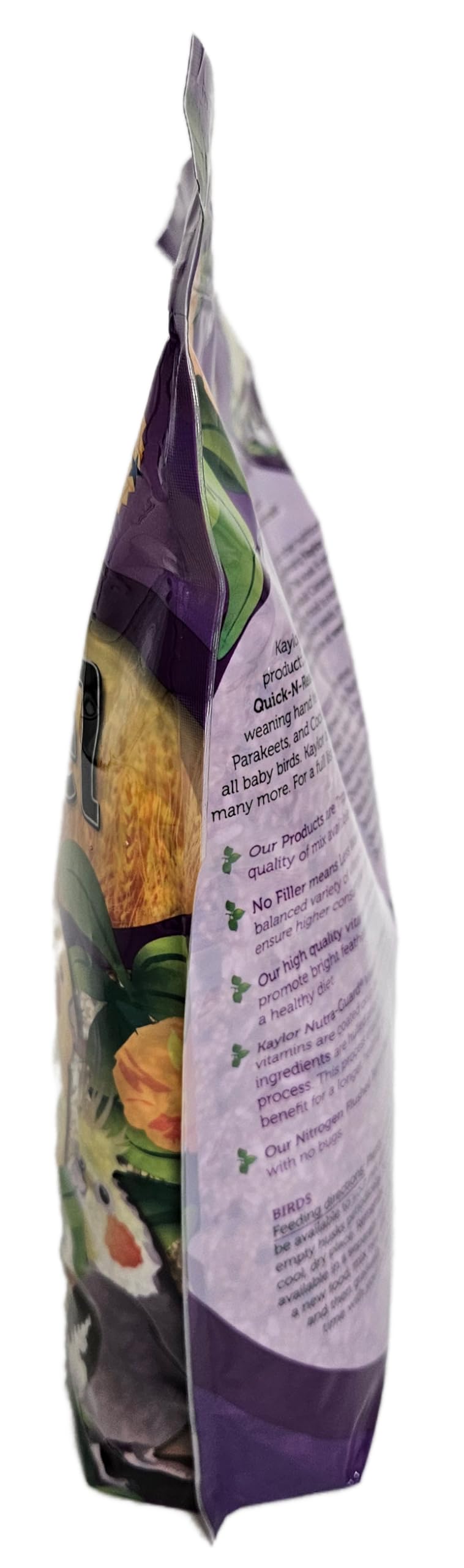 Sweet Harvest Cockatiel Bird Food Seed Mix with Sunflower Seeds, 4 lbs Bag
