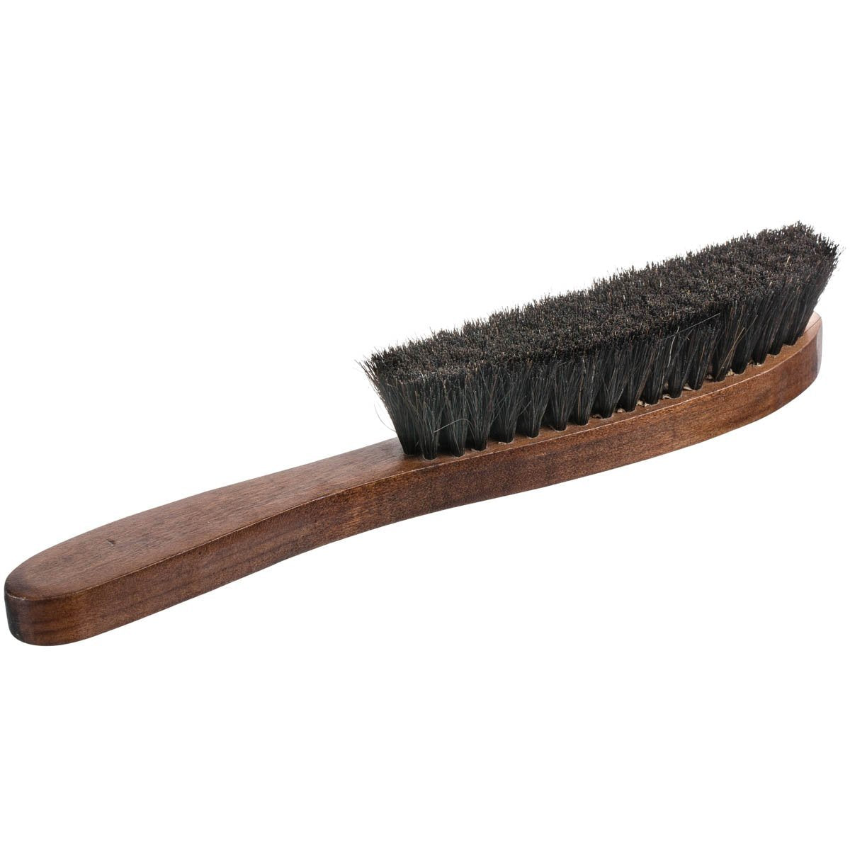 Home-it Hat Brush - Dust Brush - Horse Hair Bristles lint Brush for Clothes, Suits, Cashmere, Wool, Velvet, Good Grip, Walnut Ha
