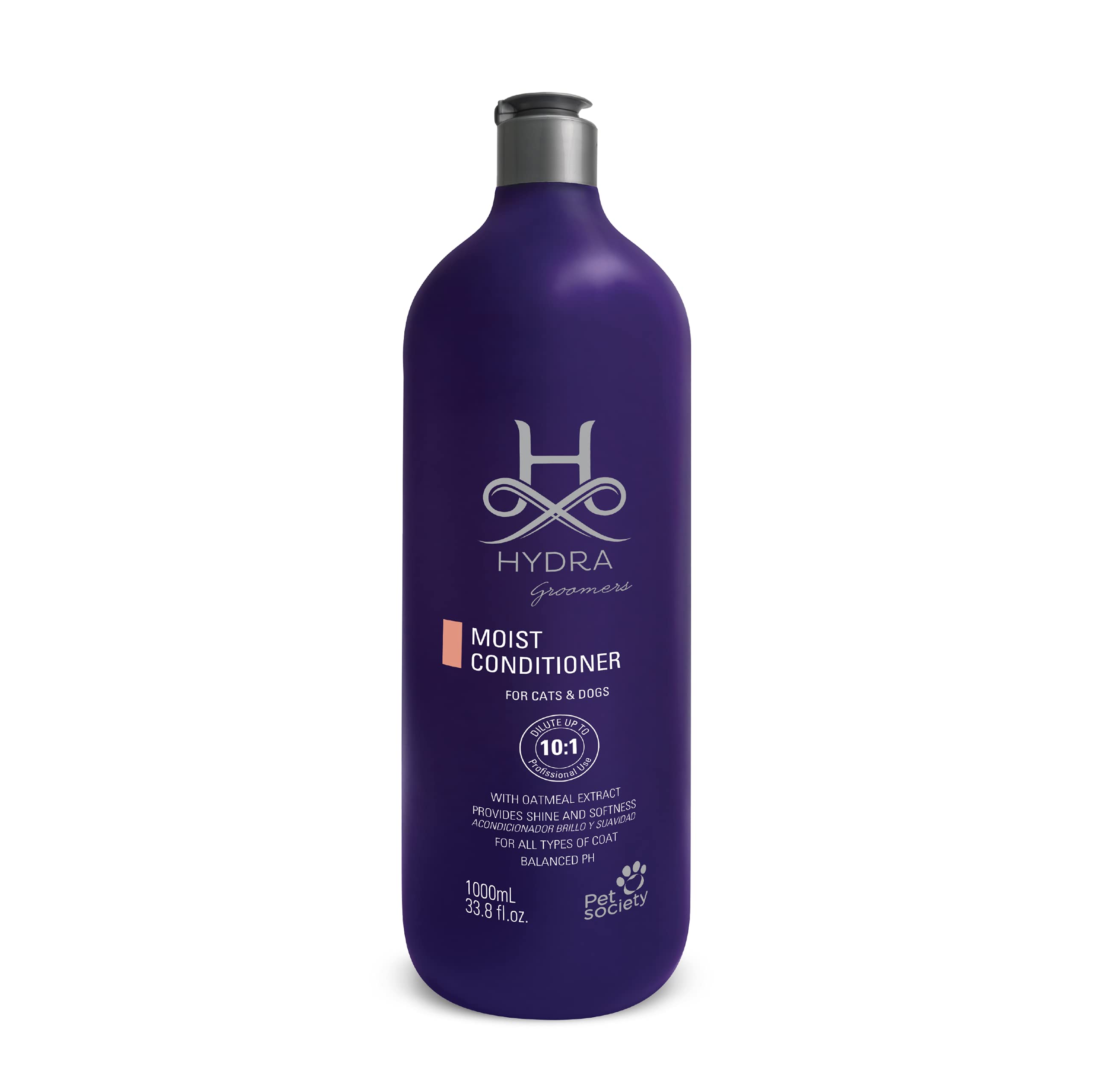 Hydra Professional Moisturizing Dog Conditioner, Oatmeal Hair Conditioner For Dogs And Cats, Suitable For All Breeds And Coat Types, Promotes Shine