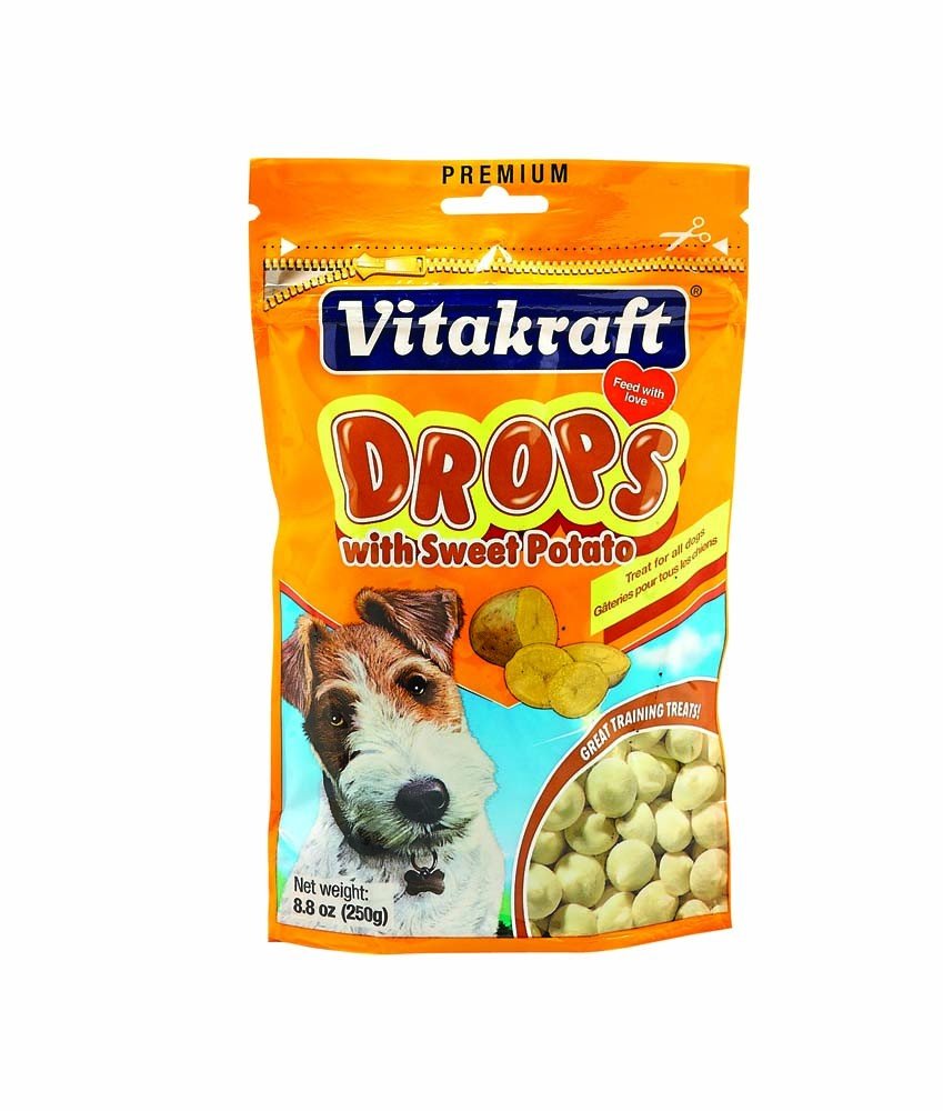 Vitakraft Drops with Yogurt Treats for Dogs, Bite-Sized Training Snacks, 8.8 Ounce (Pack of 1)