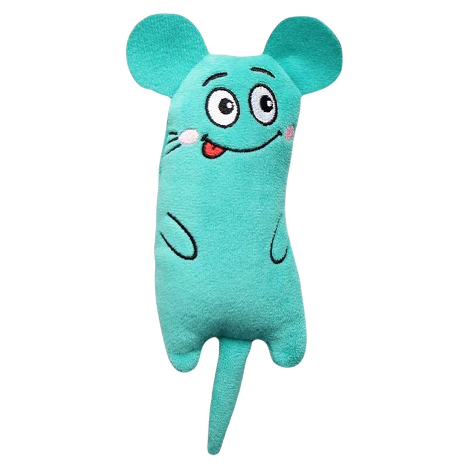 Ecomistiq Chew Teeth Grinding Play Toys Pillow Catnip Toy Cat Scratch Green| Toys| Supplies |Pet