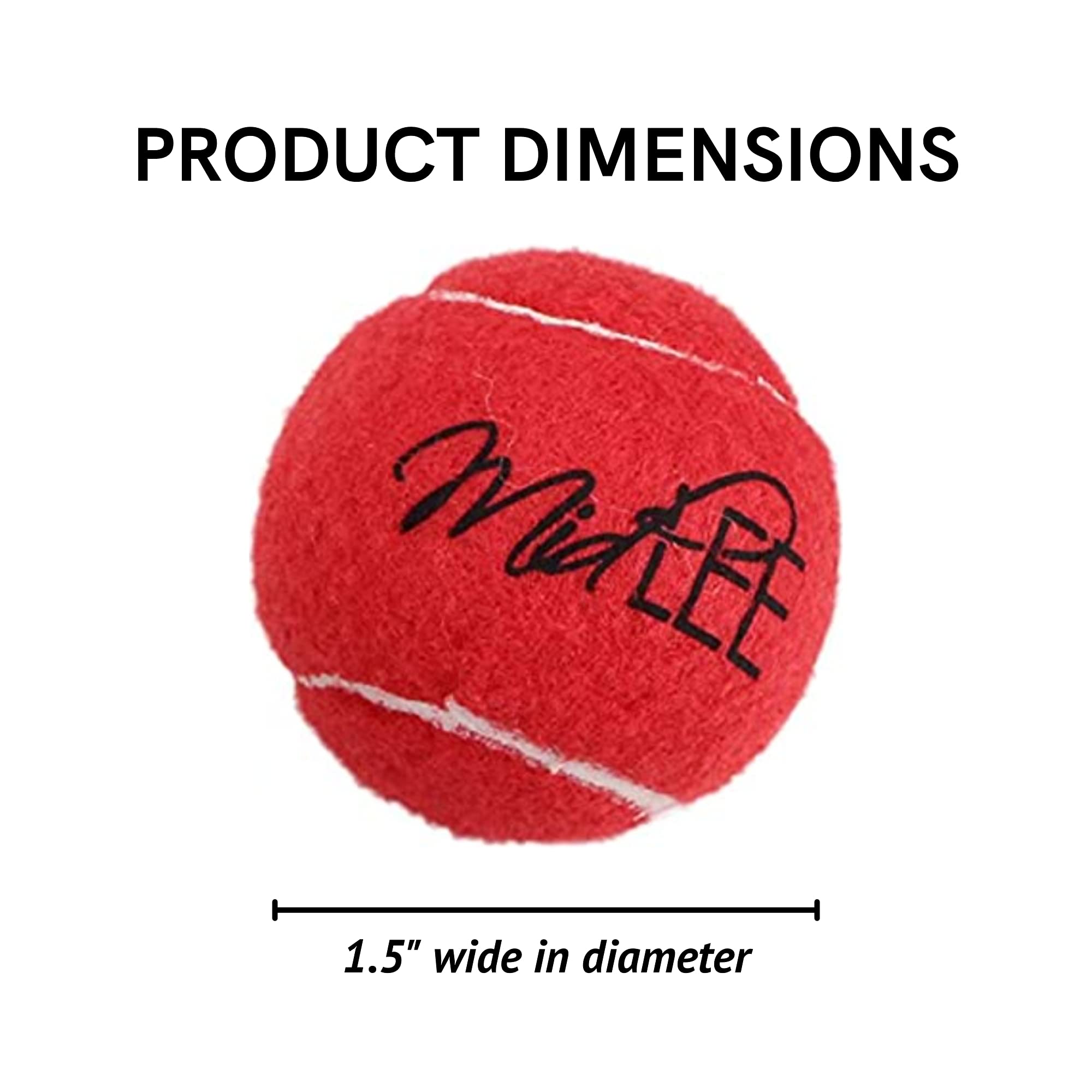 Midlee Red White & Blue Mini Dog Tennis Balls- Set Of 12-4Th Of July