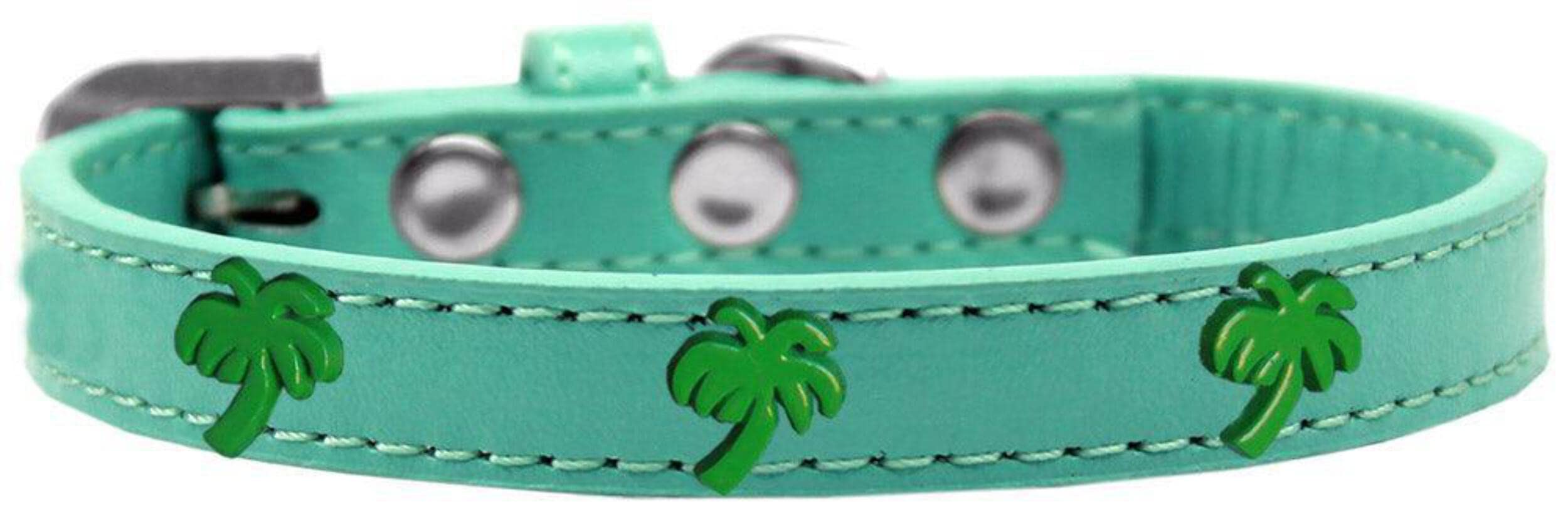 Mirage Pet Products 631-24 LV20 Green Palm Tree Widget Dog Collar, Size 20, Lavender