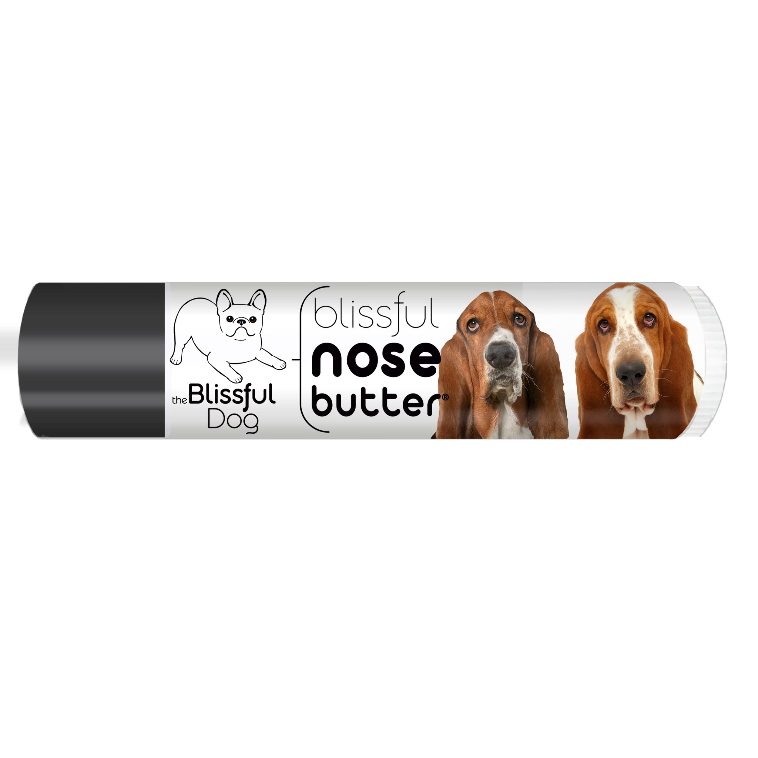 The Blissful Dog Basset Hound Unscented Nose Butter - Dog Nose Butter, 0.15 Ounce