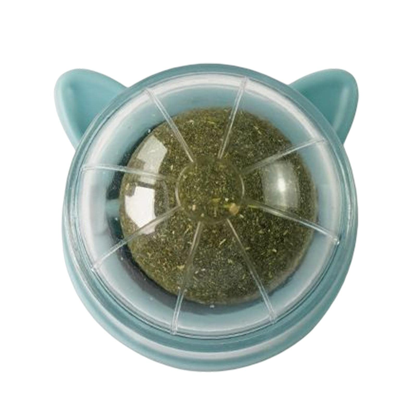 Ecomistiq Catnip Ball Toys Teething Toy Snack Pet French Windows With Lid Chew Cat Style I| Toys| Supplies |Pet