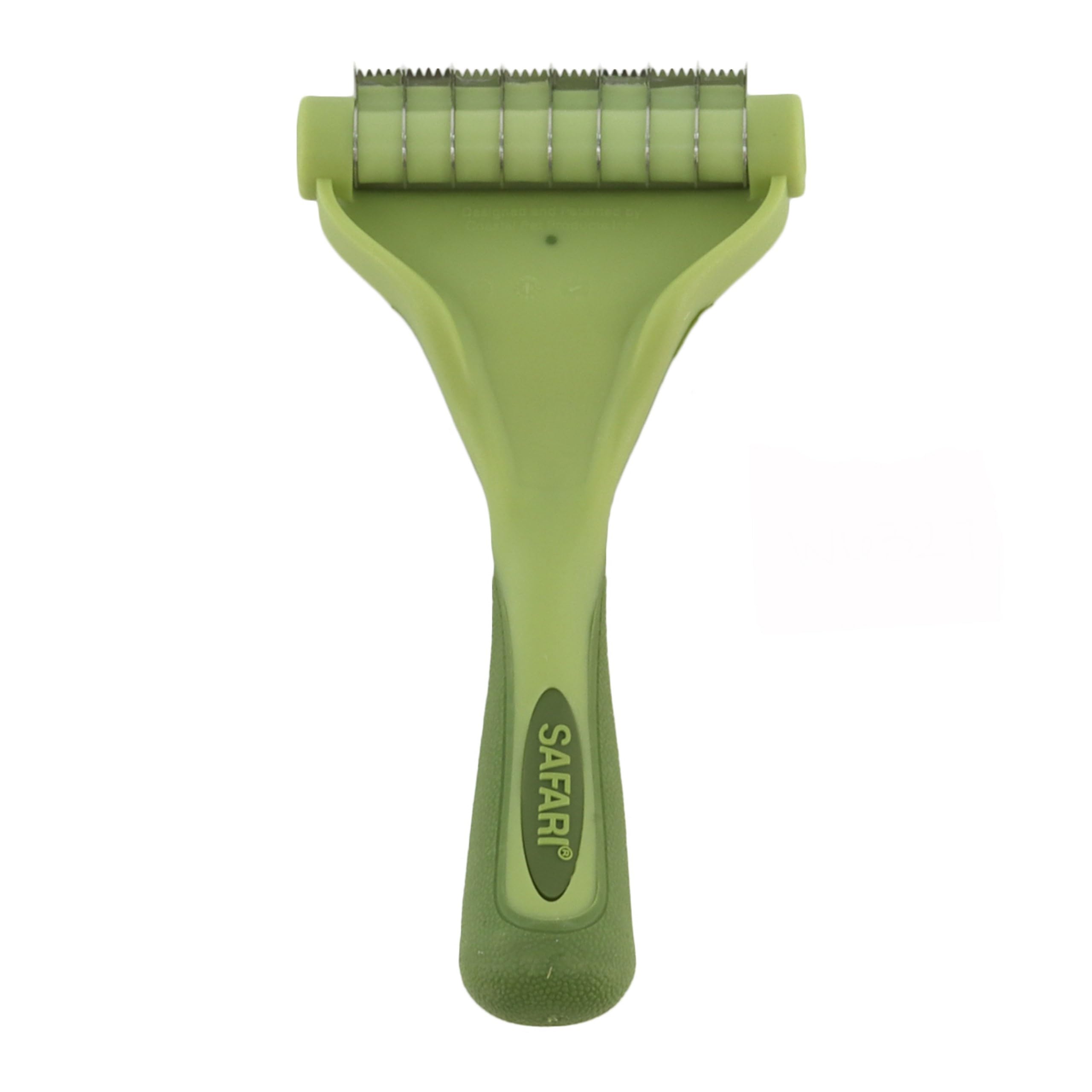 Coastal Pet - Safari - Shed Magic De-Shedding Tool for Dogs with Short to Medium Hair, No Color, Medium (6.25'' L x 3.5'' W)
