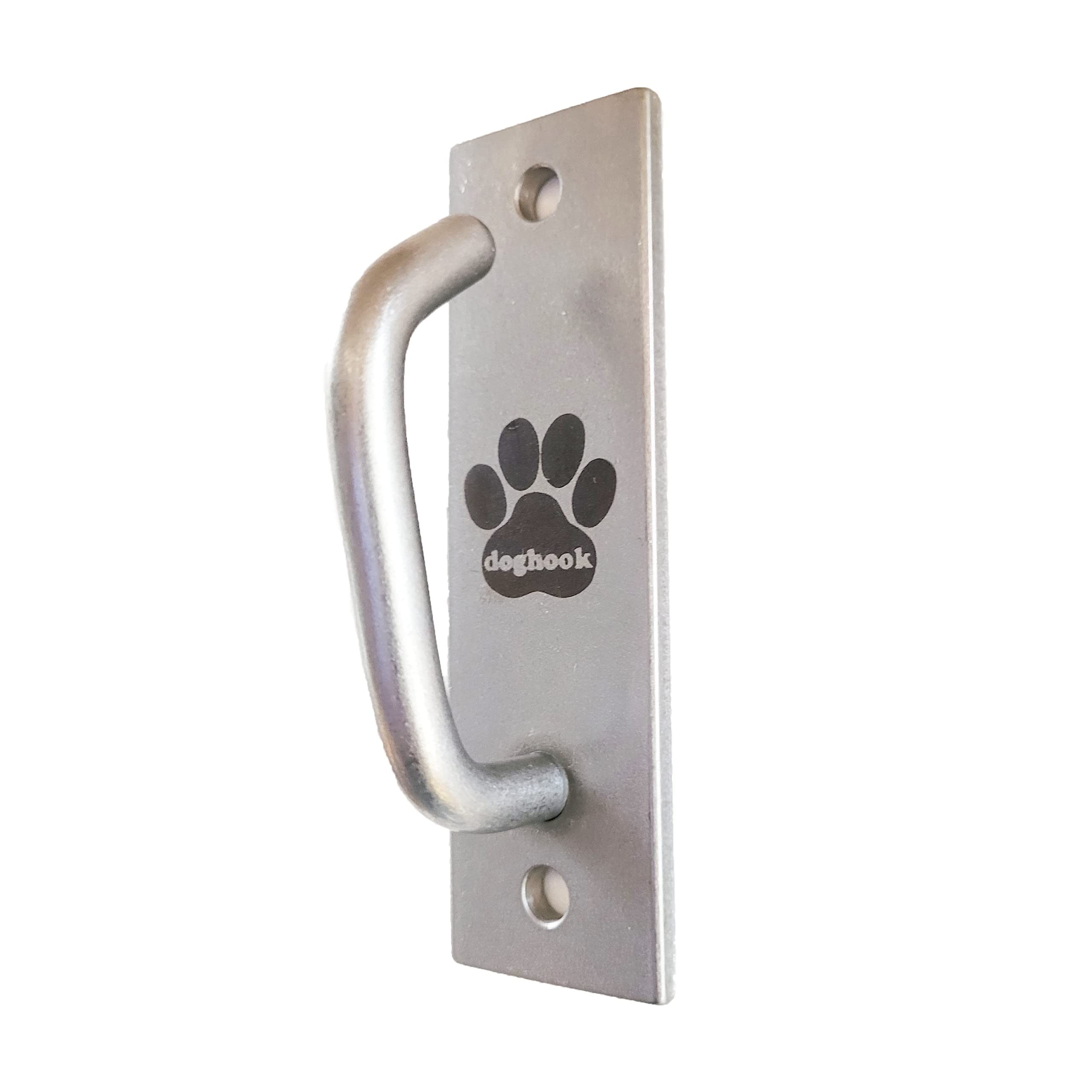 Canine Hitch- Secure Dog Leash Parking Mounted Indoor – Outdoor Wall Hook - Tie Out Stainless Steel Practical Lead Management For Home & Business, Slim Compact
