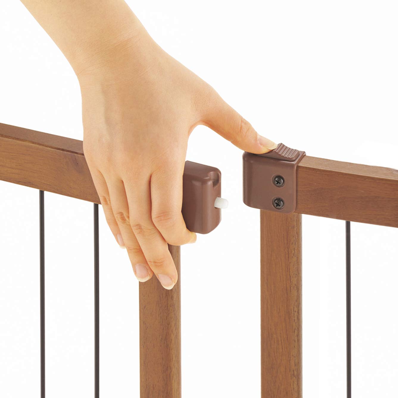 Richell Wide Premium Plus Gate Mini, for Small Dog, Fit Openings from 55    to 72    Wide