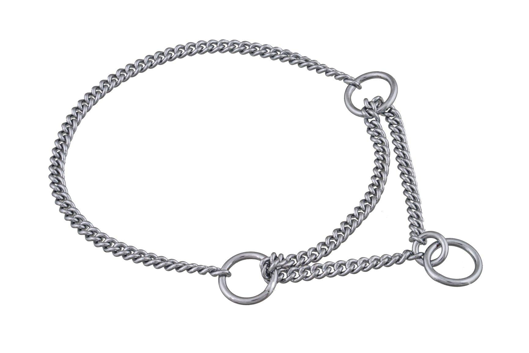 Alvalley Martingale Collar For Dogs - Brass Chain Dog Chain Collars, Durable Martingale Dog Collar For Small, Medium, And Large