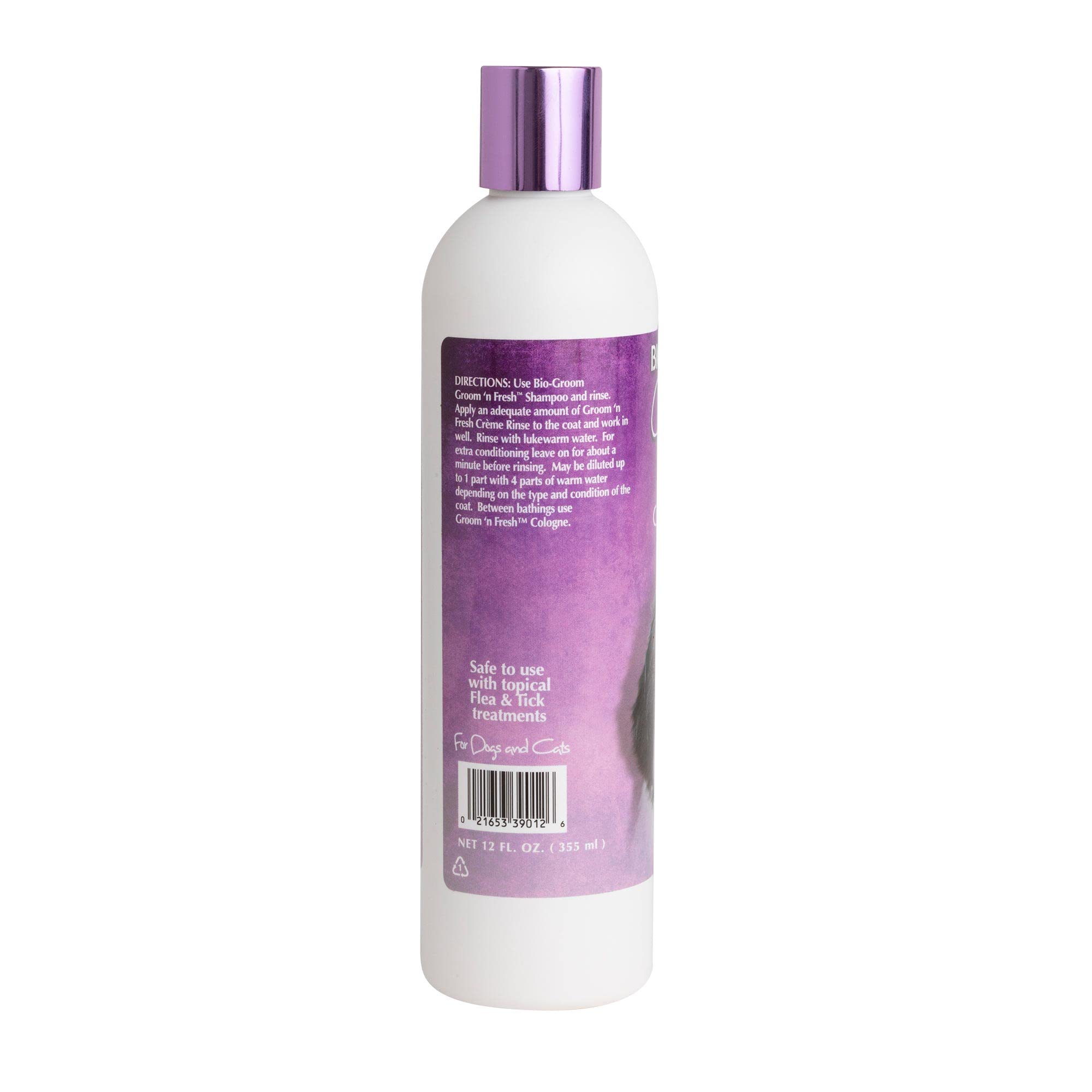 Bio-Groom Groom'N Fresh Dog Conditioner – Scented Dog Bathing Supplies, Puppy Wash, Cat & Dog Grooming Supplies For Sensitive Skin, Cruelty-Free, Made In Usa, Tearless Dog Products – 12 Fl Oz 1-Pack