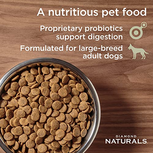 Diamond Naturals Dry Dog Food, Large Breed Chicken Formula, 40 lb Bag, Model 838_40_DBD