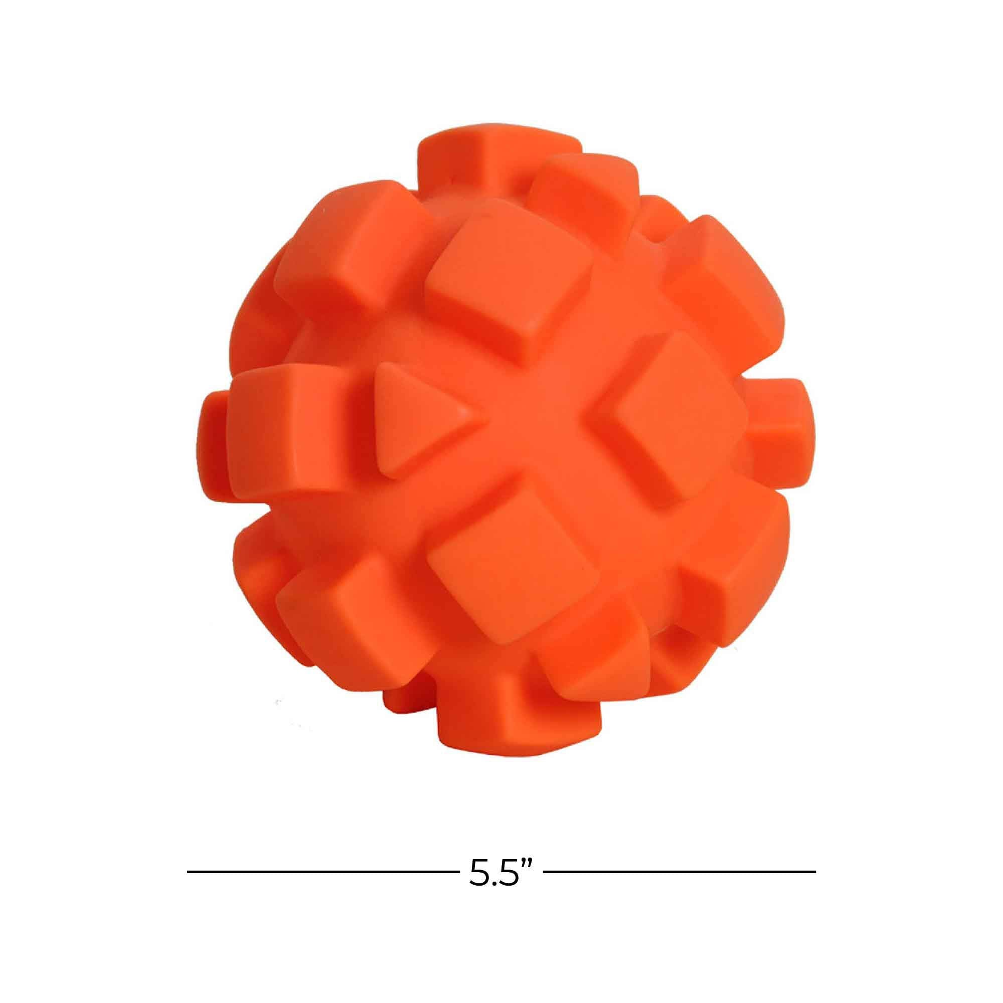 Soft-Flex Bumpy Ball Dog Toy, 5.5-Inch