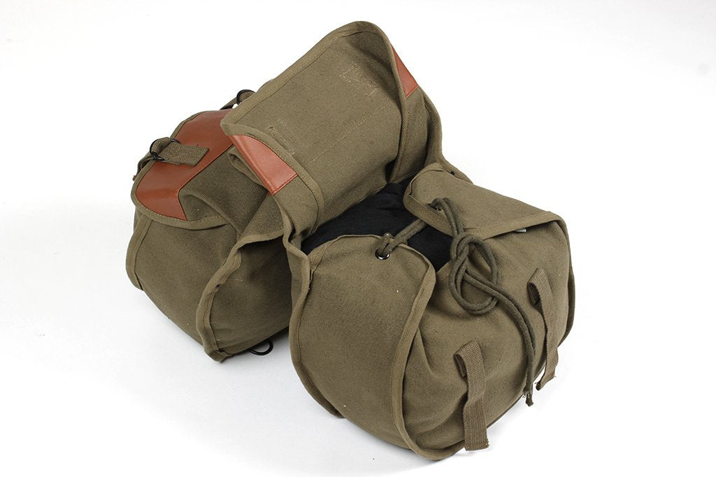 Stansport Canvas Saddle Bag - O.D. Green (766)
