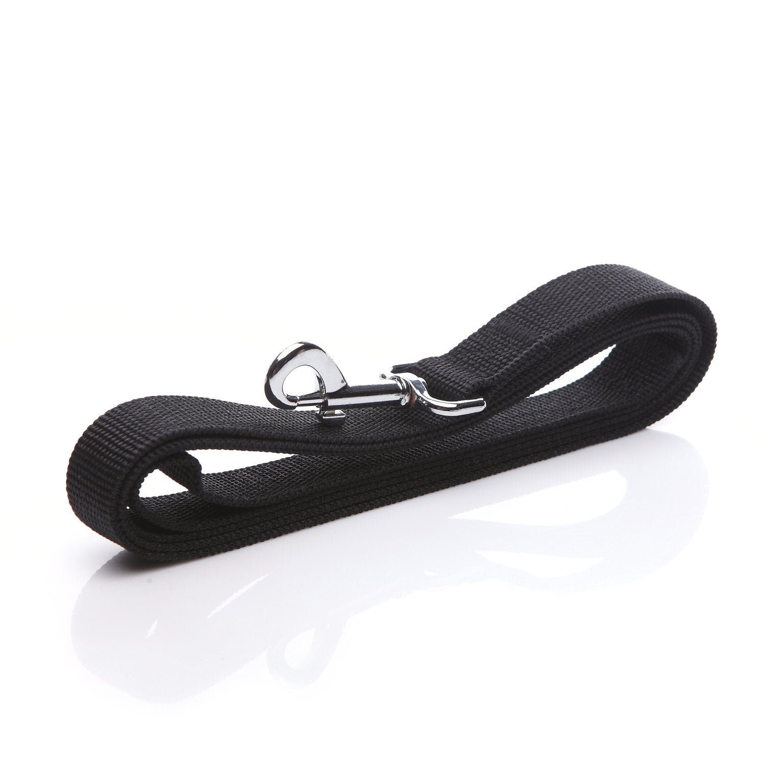 Nylon Dog Leash 12 Feet Long, Walking Training Dog Leashes For Medium Large Dogs(1'' X 12 Ft, Black)