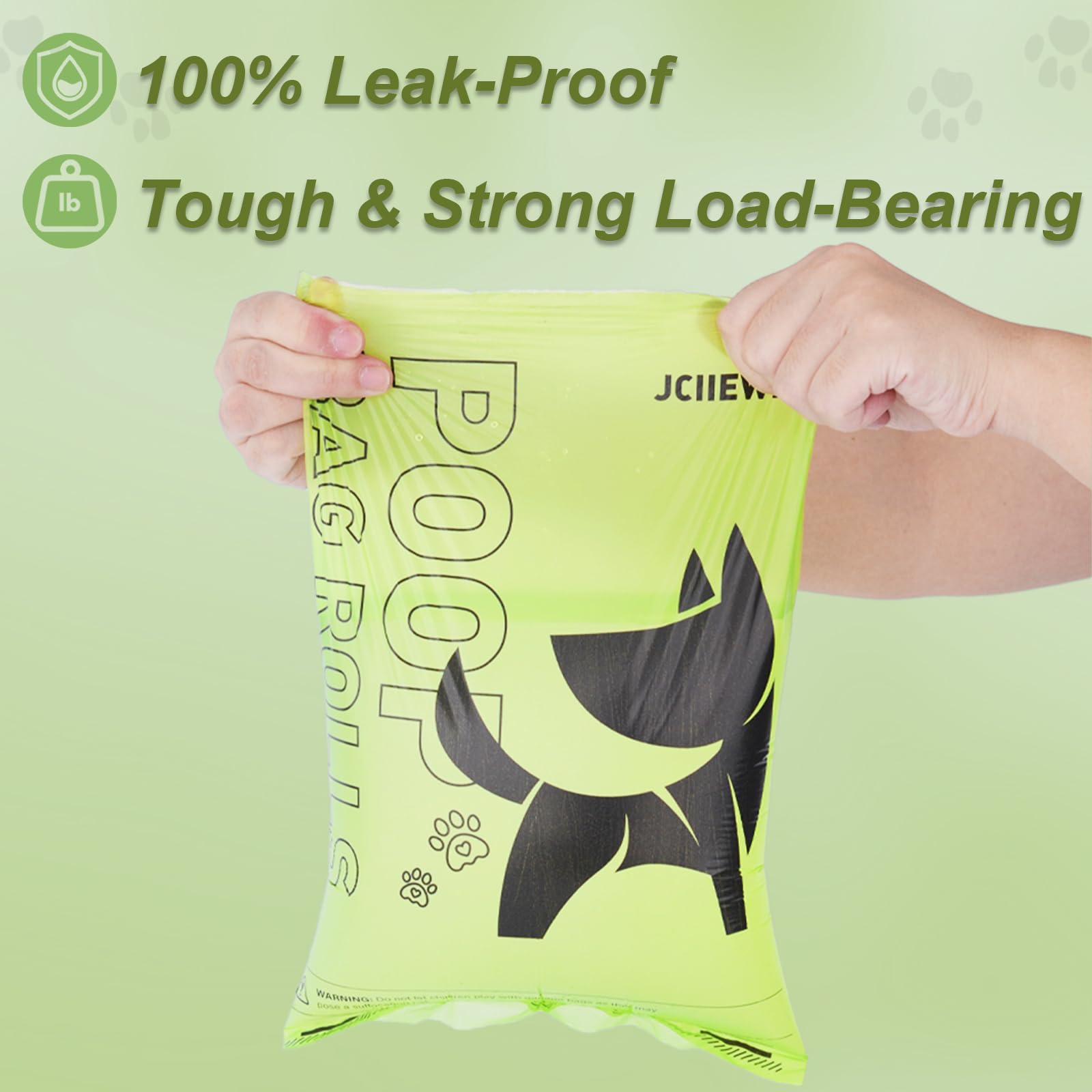 900 Count 13    X 9    Dog Poop Bags Rolls | Leakproof, Extra Thick & Tear-Resistant Waste Bags For Doggie, Cats & Pets | Unscen