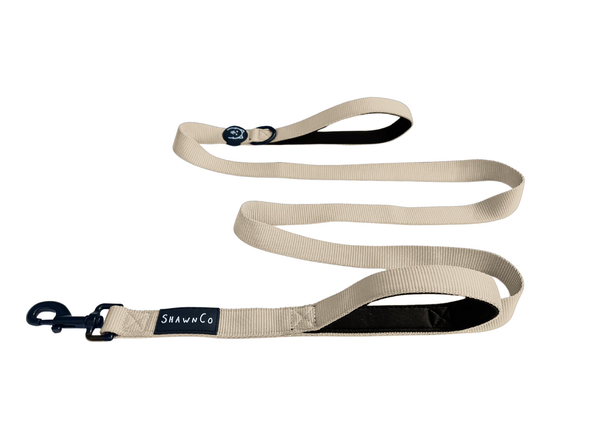 Shawnco Dream Walk Dog Leash- Premium, Nylon Pet Leash With Soft Neoprene Handle For Small, Medium And Large Dogs (Driftwood, M/