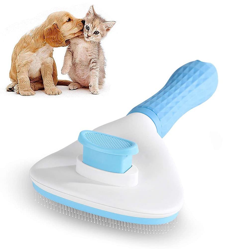RvPaws Dog Cat Brush, Pet Grooming Comb for Shedding Removing Hair Fur for Dog Cat Rabbit (Multicolor)