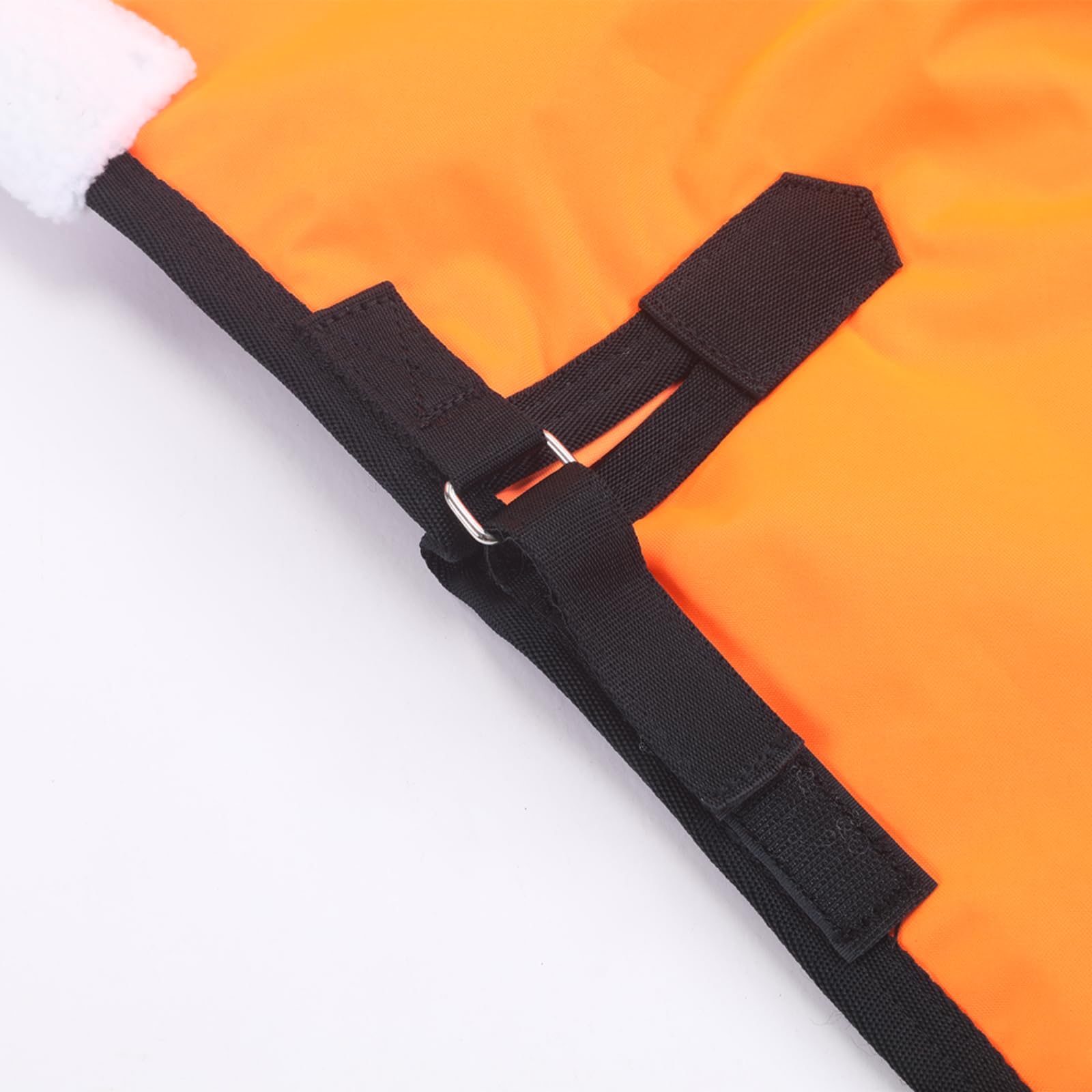 Gallopoff Foal/Mini Horse Size 30''-48'' Waterproof & Breathable 300 Denier Winter Turnout Blanket With 150G Polyfill Orange Med