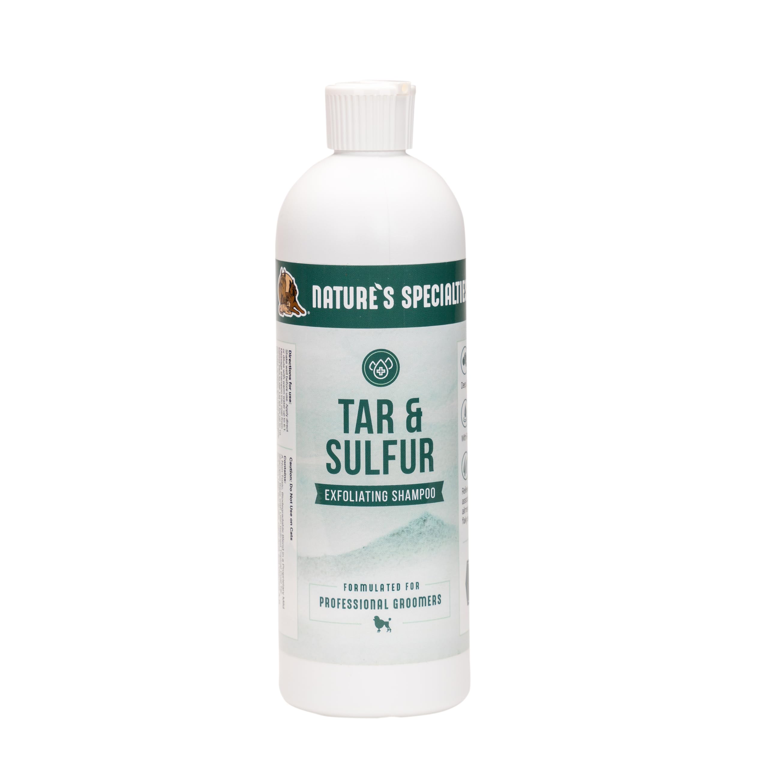 Nature's Specialties Tar and Sulfur Ultra Concentrated Medicated Dog Shampoo, Makes up to 1 Gallon, Natural Choice for Professio