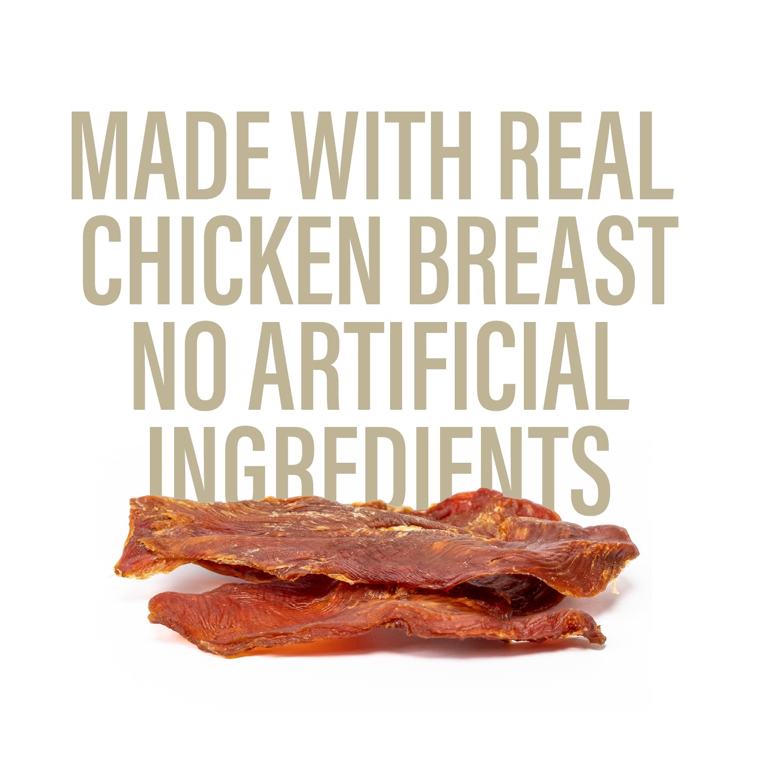 Chewer's Joy Chicken Jerky Dog Treats - High Protein, Natural, 1LB
