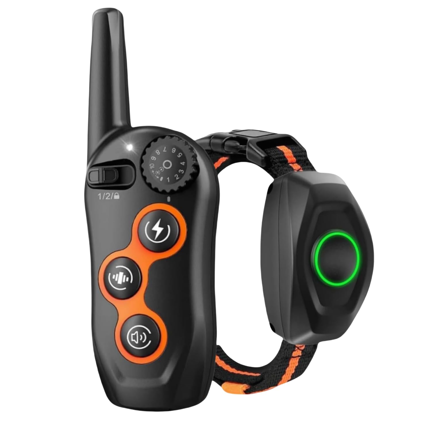 Dog Shock Collar With Remote Control,1300Ft,Ip67 Waterproof Dog Training Collar With 3 Training Modes, Beep, Shock, Vibration,Sa