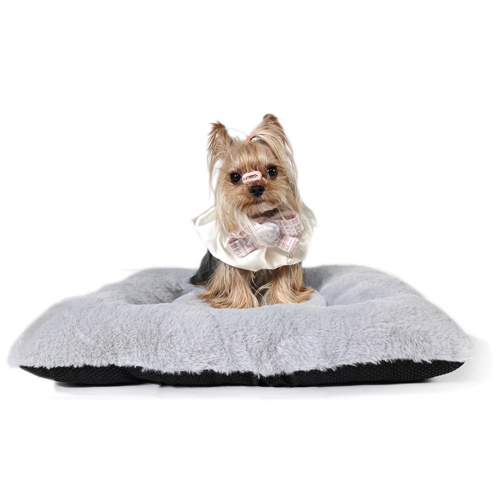 Wrkfree Small Dog Crate Beds 18 Deluxe Plush Dog Kennel Mat Fulffy Comfy Anti-Slip Pet Sleeping Mat For Tiny Dogs Breeds 18 X 12